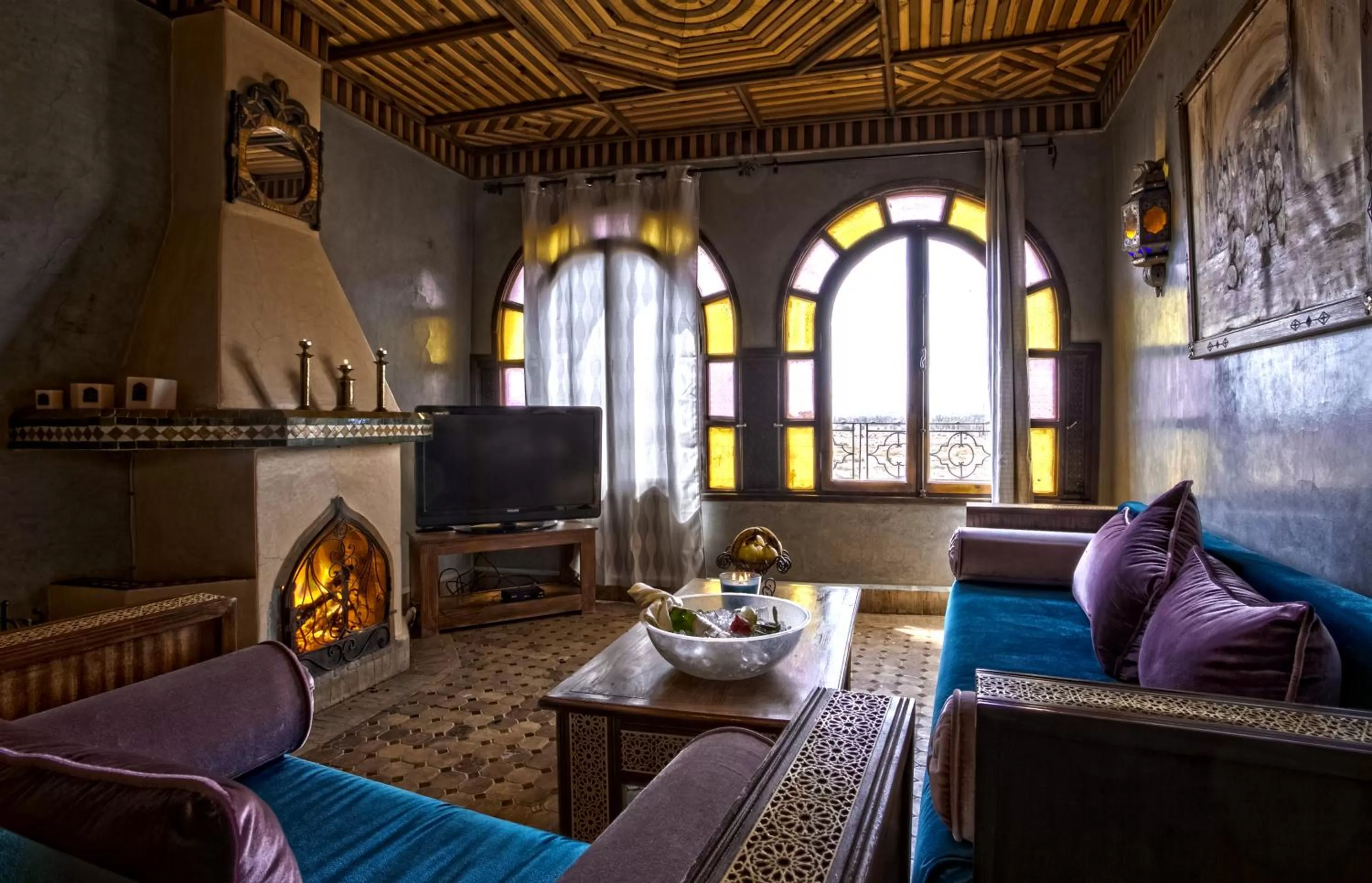 Living room in Hotel Kasbah Le Mirage & Spa