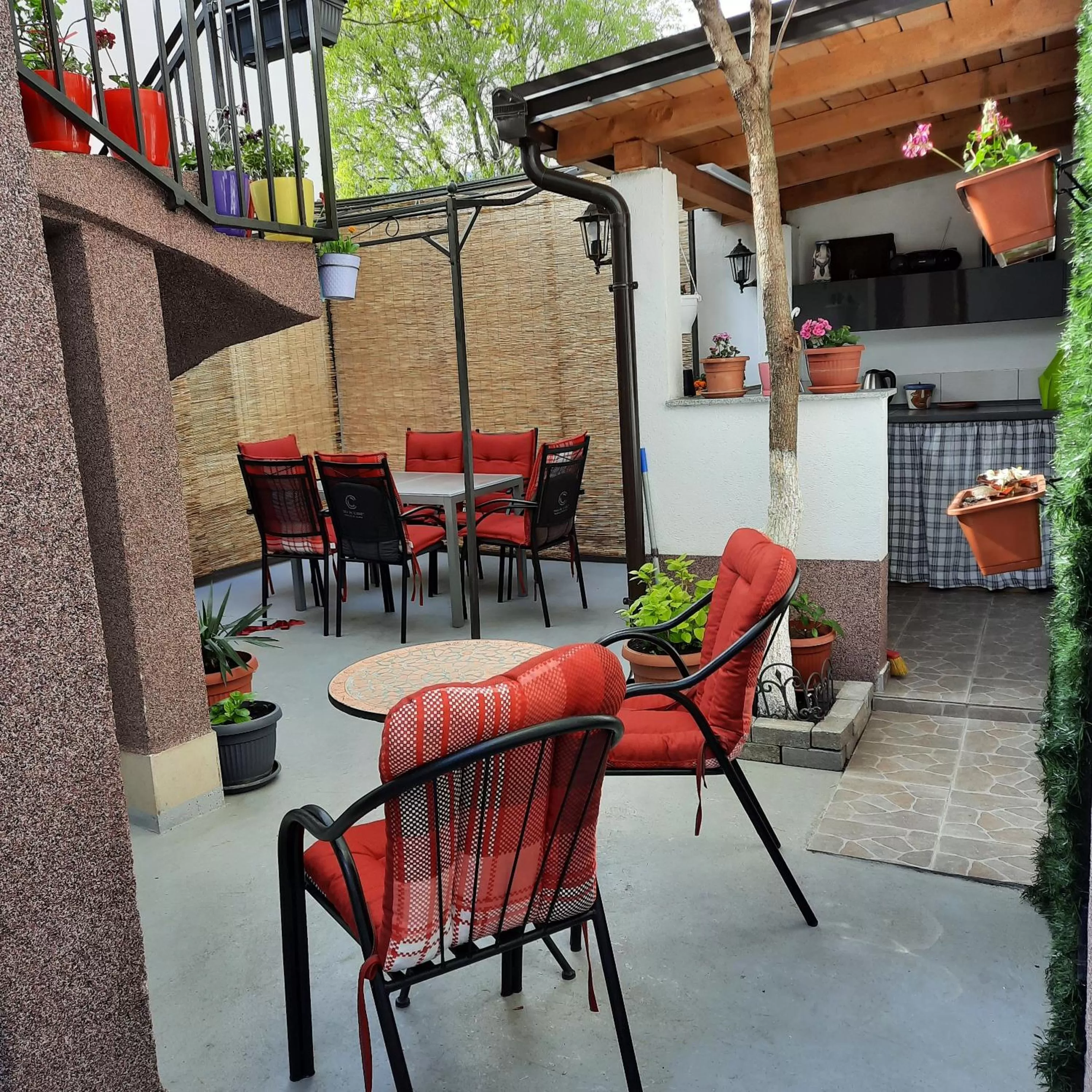 Inner courtyard view in Guest House Nana