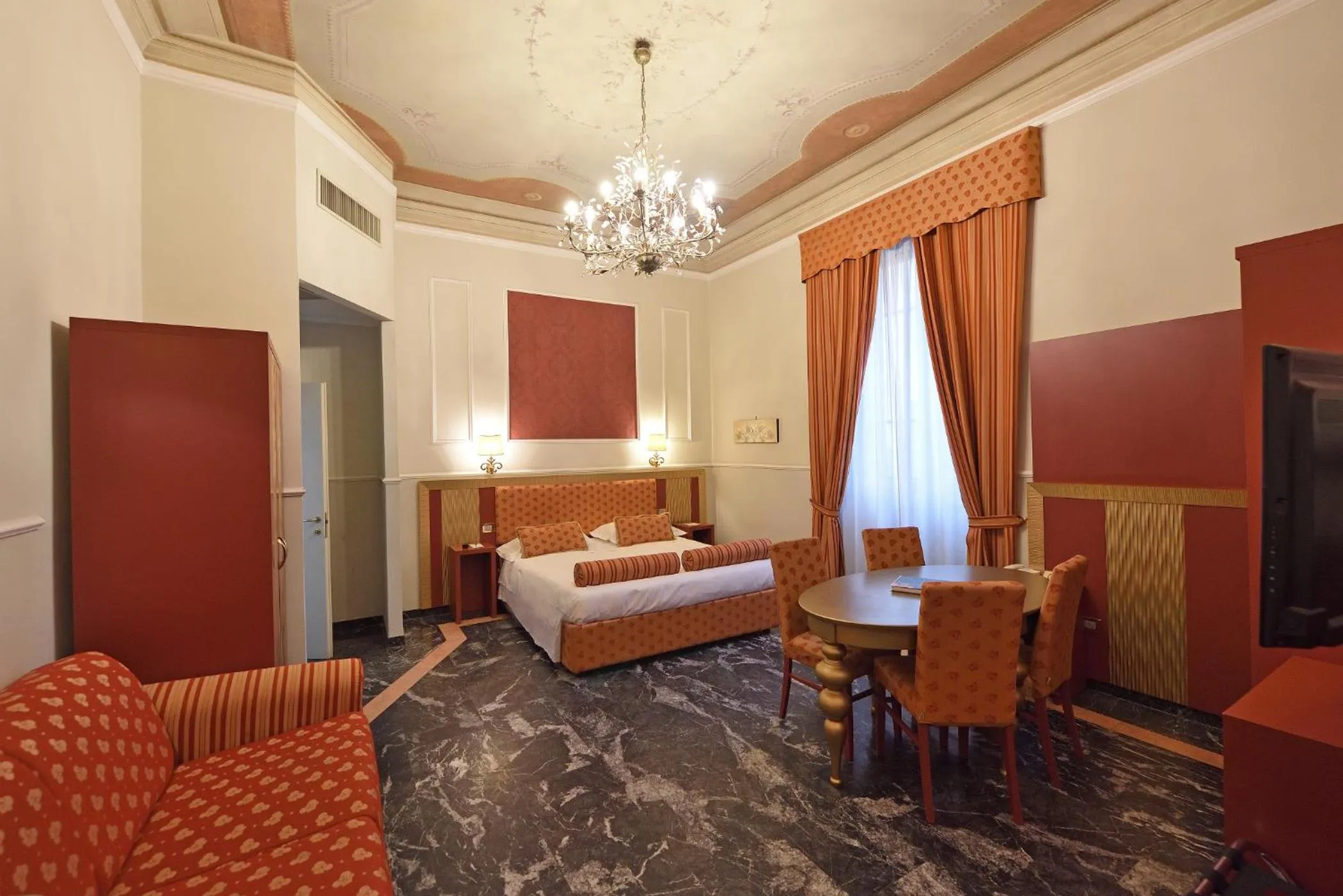 Seating area, Bed in Relais La Corte di Cloris