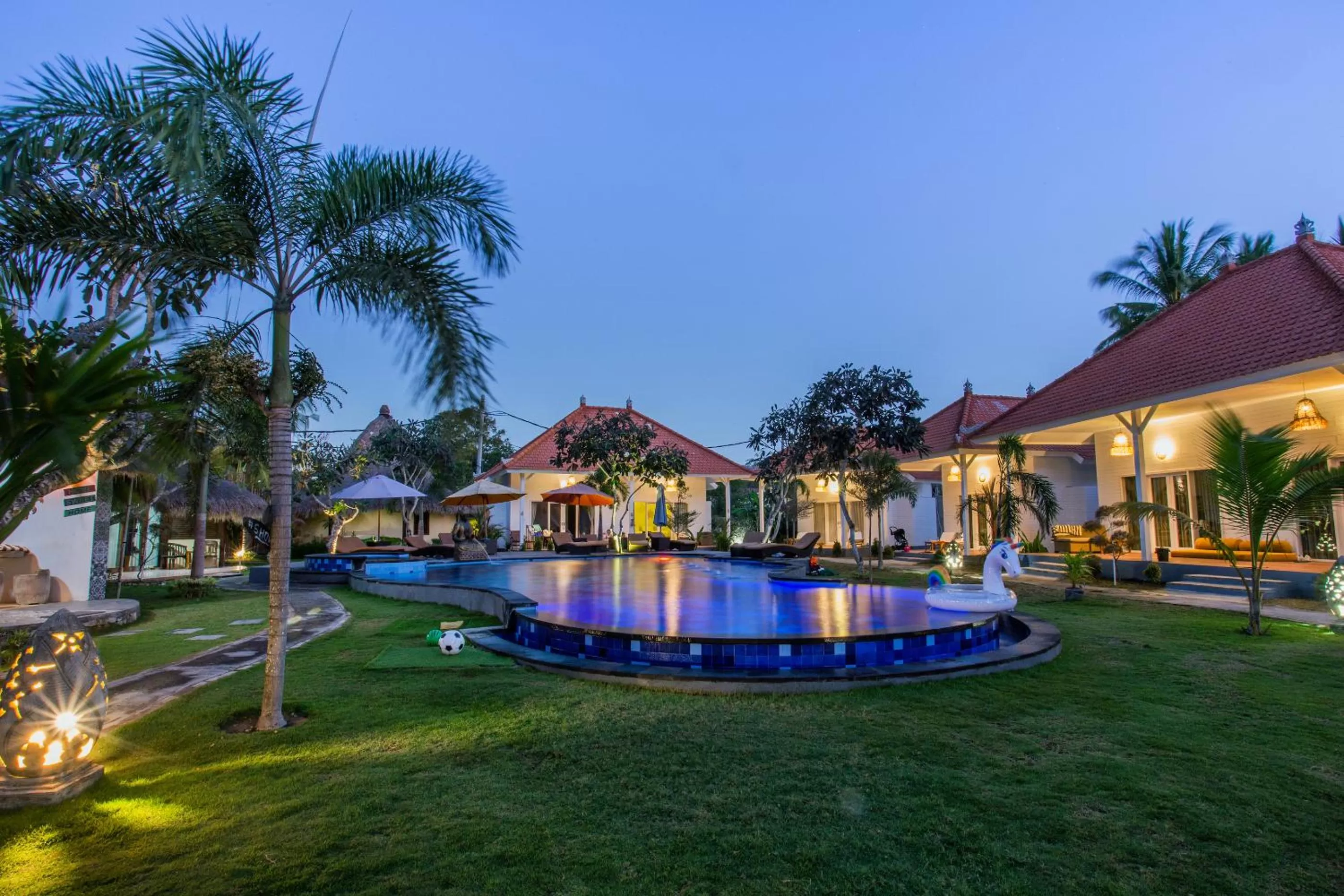 Garden in Sanghyang Bay Villas