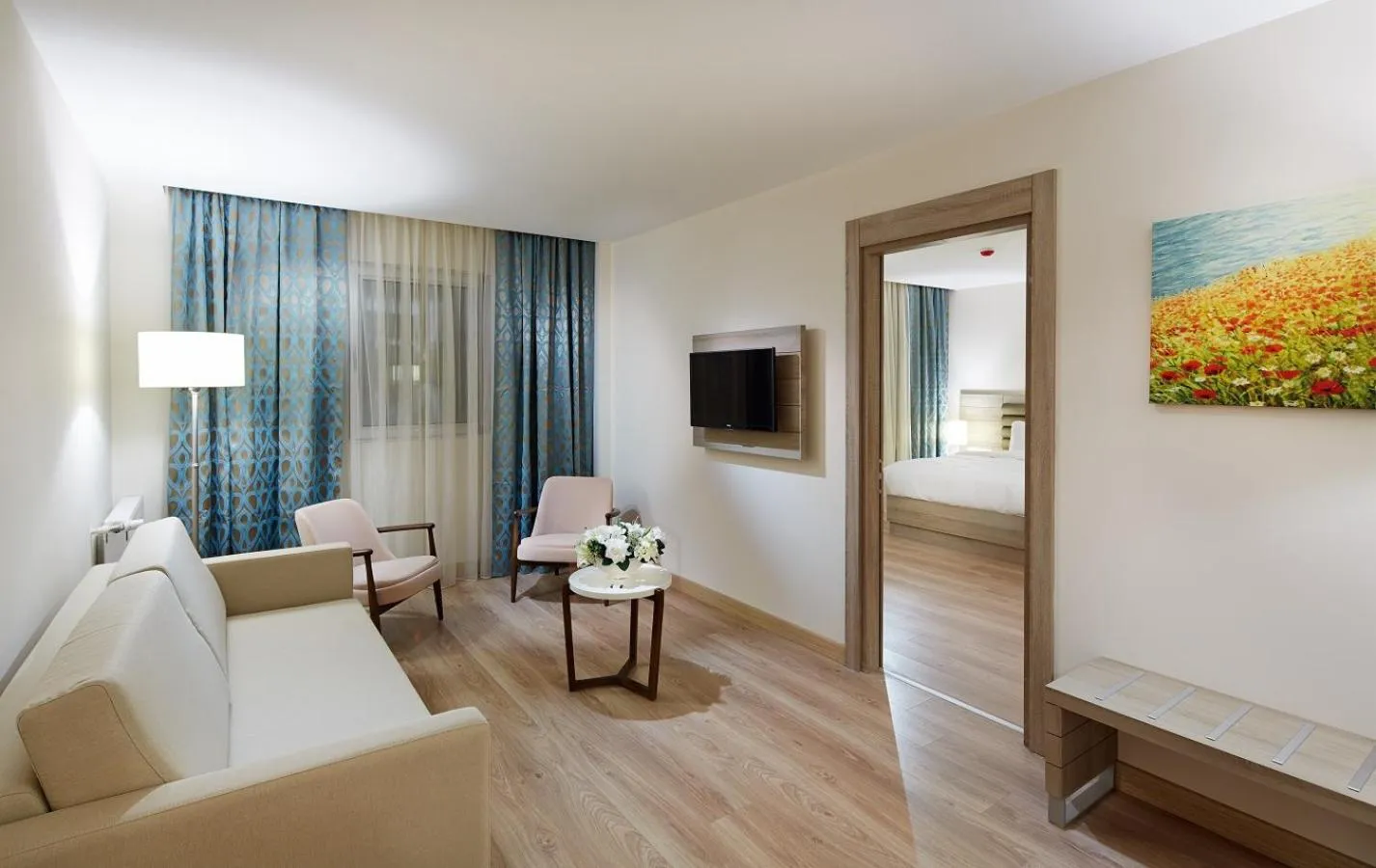 Bed in Rox Hotel Istanbul