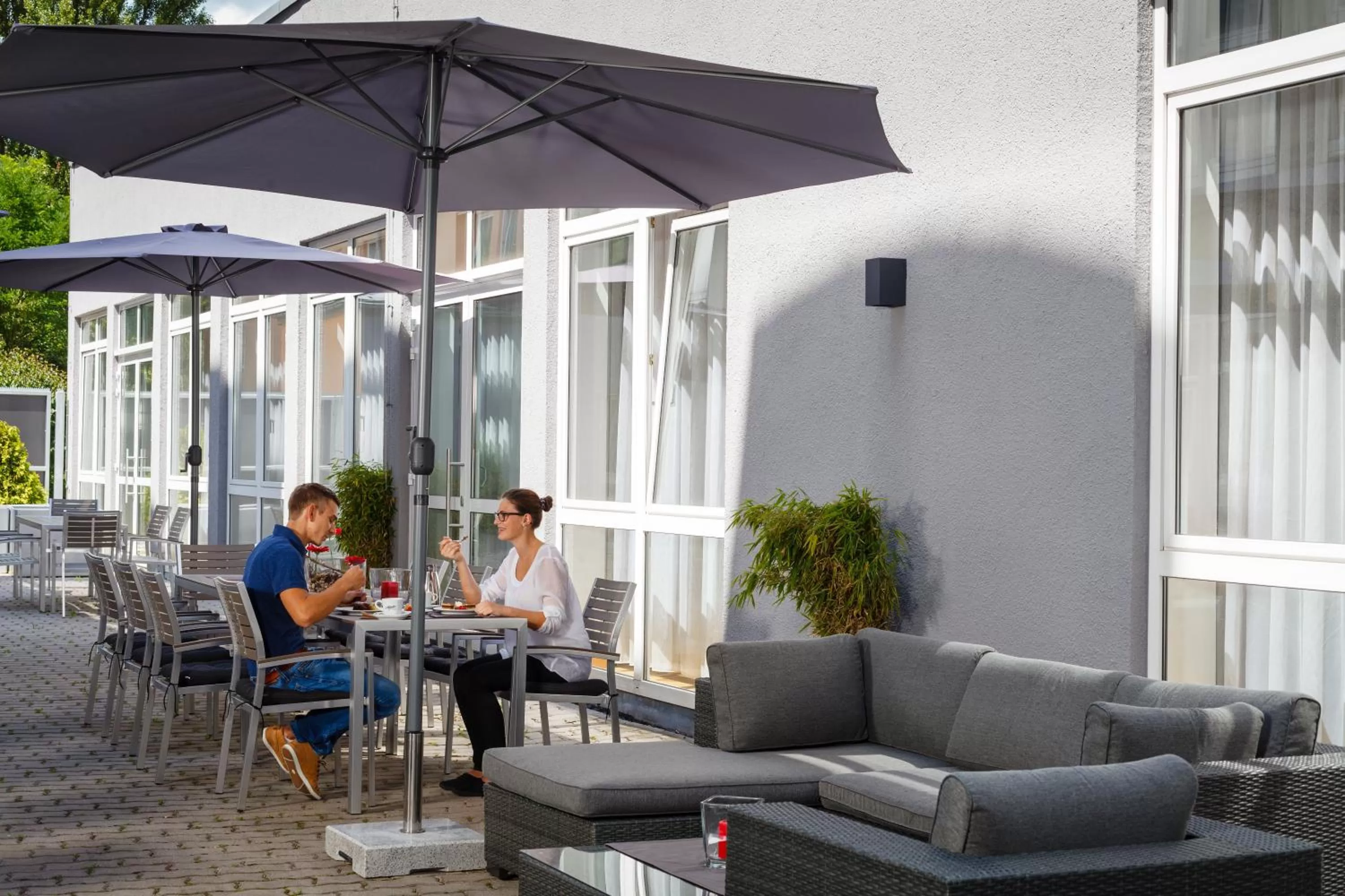 Patio in Hotel Rheingold