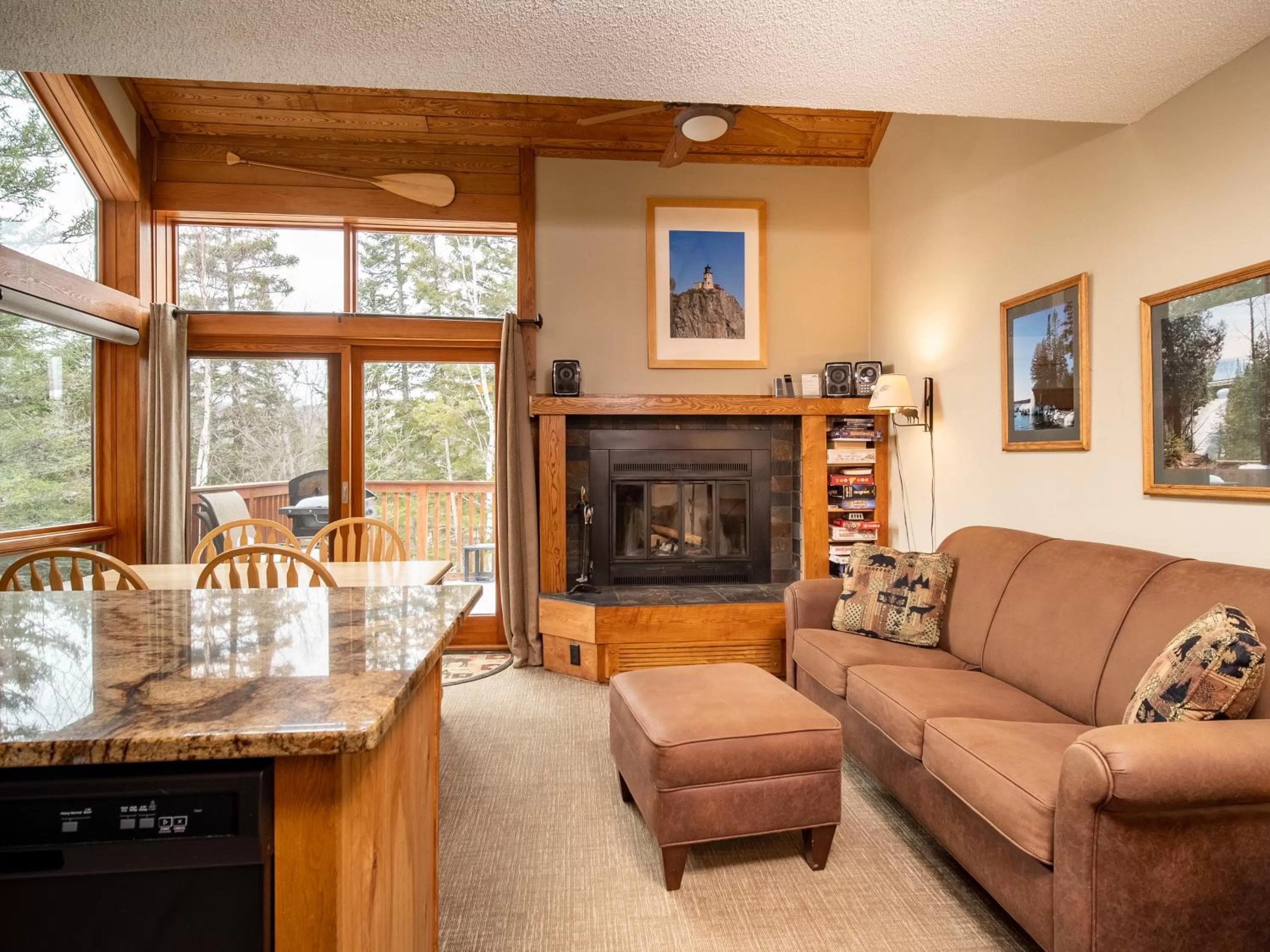 Seating Area in Caribou Highlands Lodge