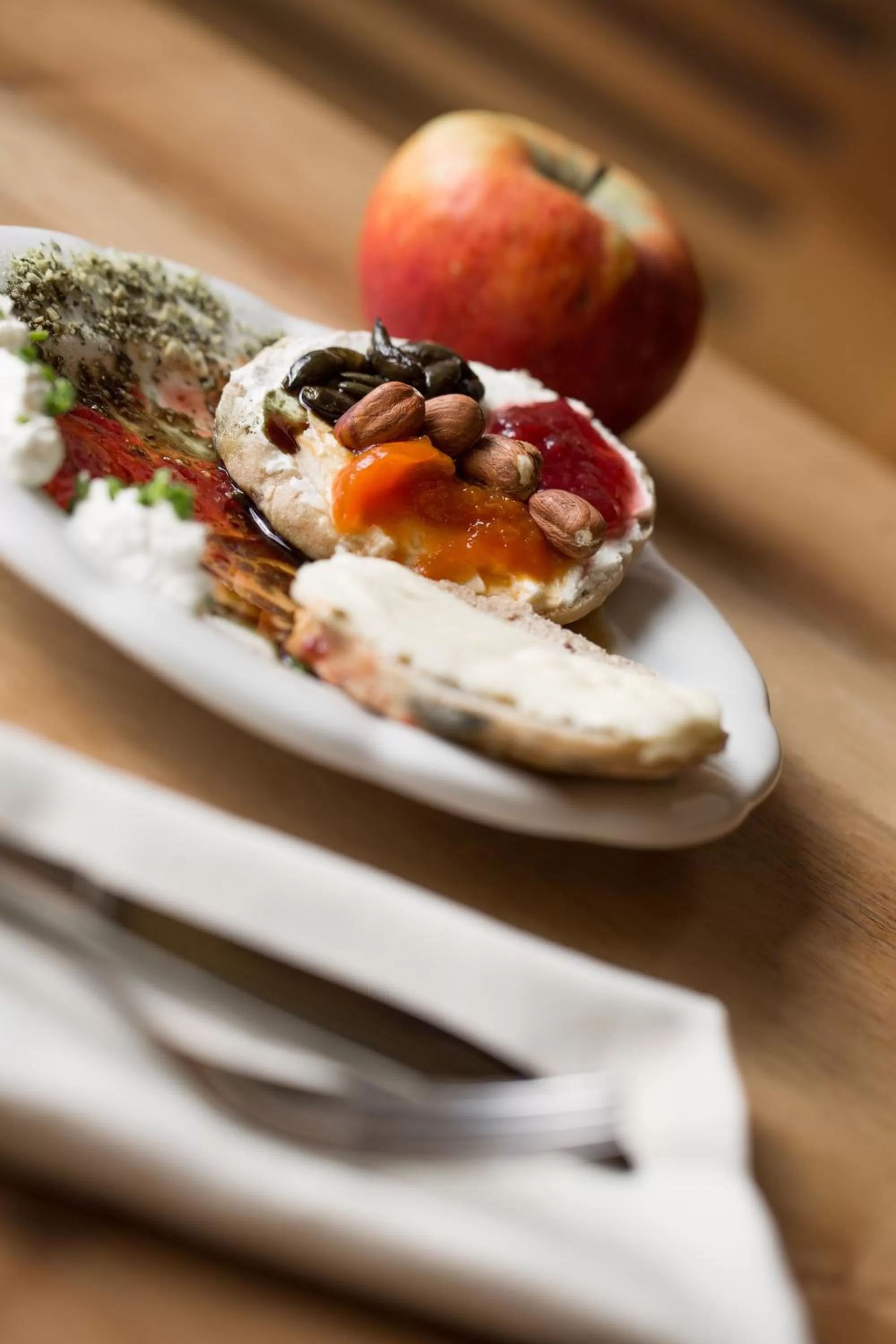 Food close-up, Food in Old Parish House