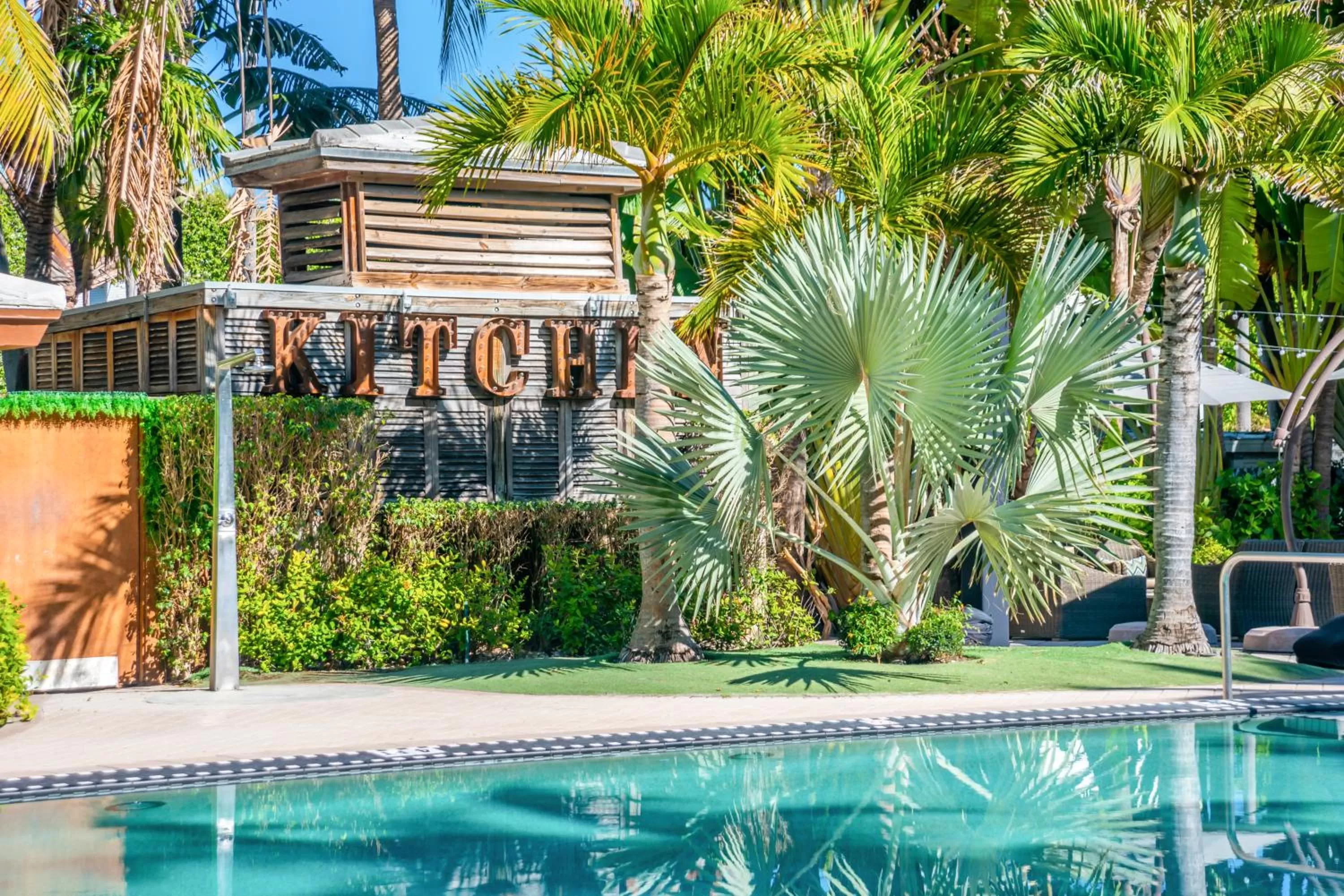 Swimming pool in National Hotel, An Adult Only Oceanfront Resort