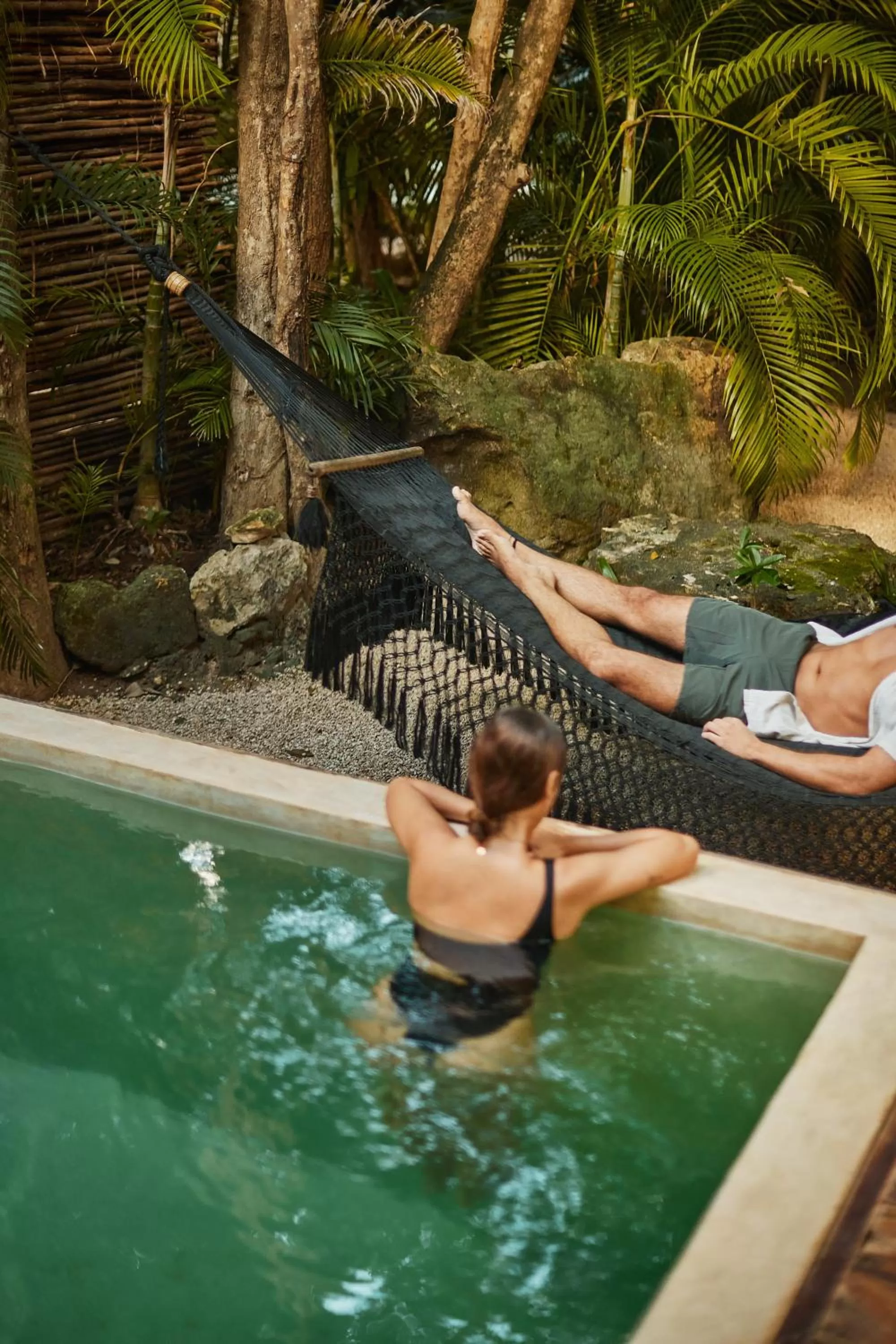 Swimming pool in Our Habitas Tulum - Adults Only