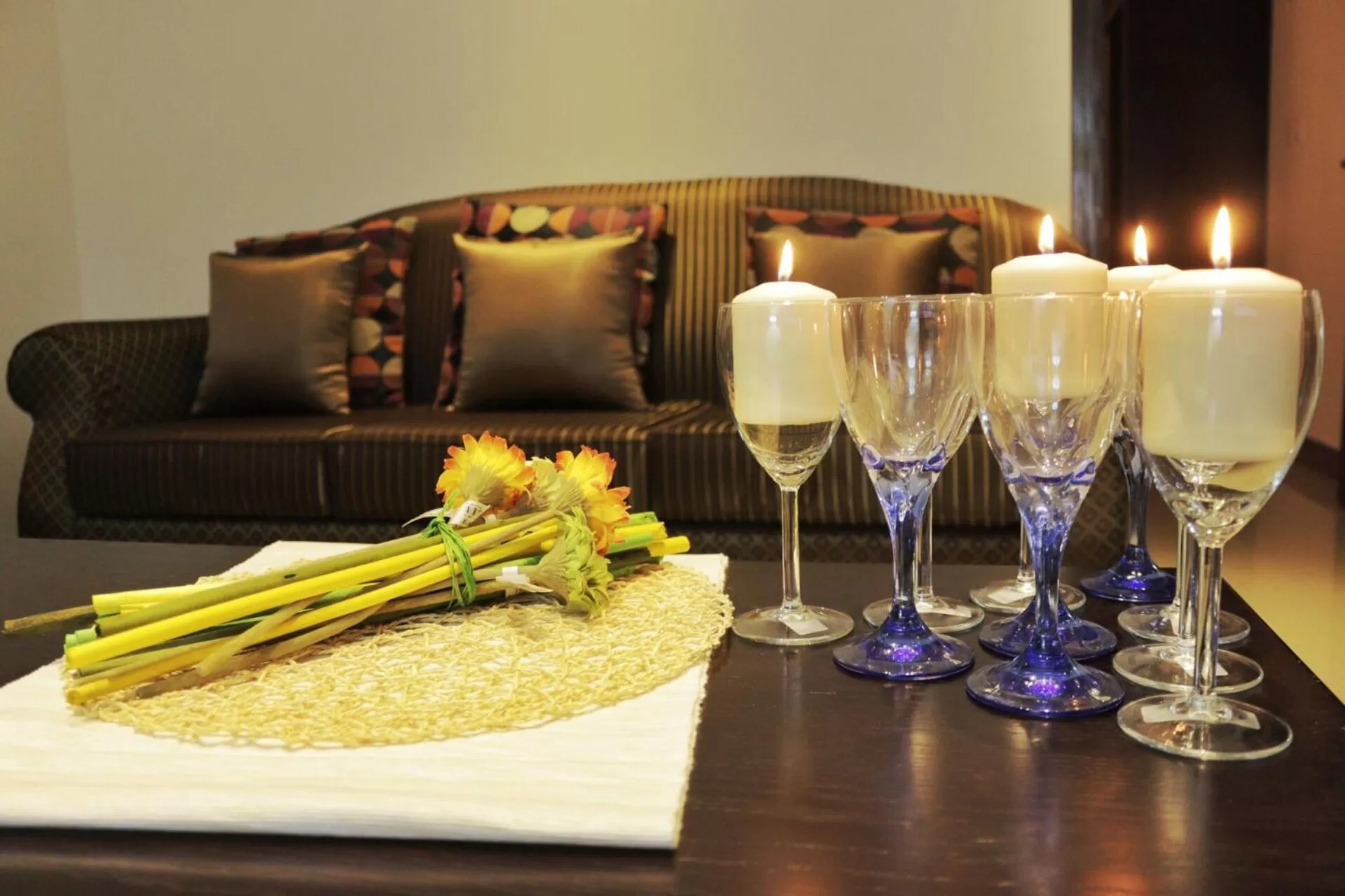 Decorative detail in Natwan Furnished unites