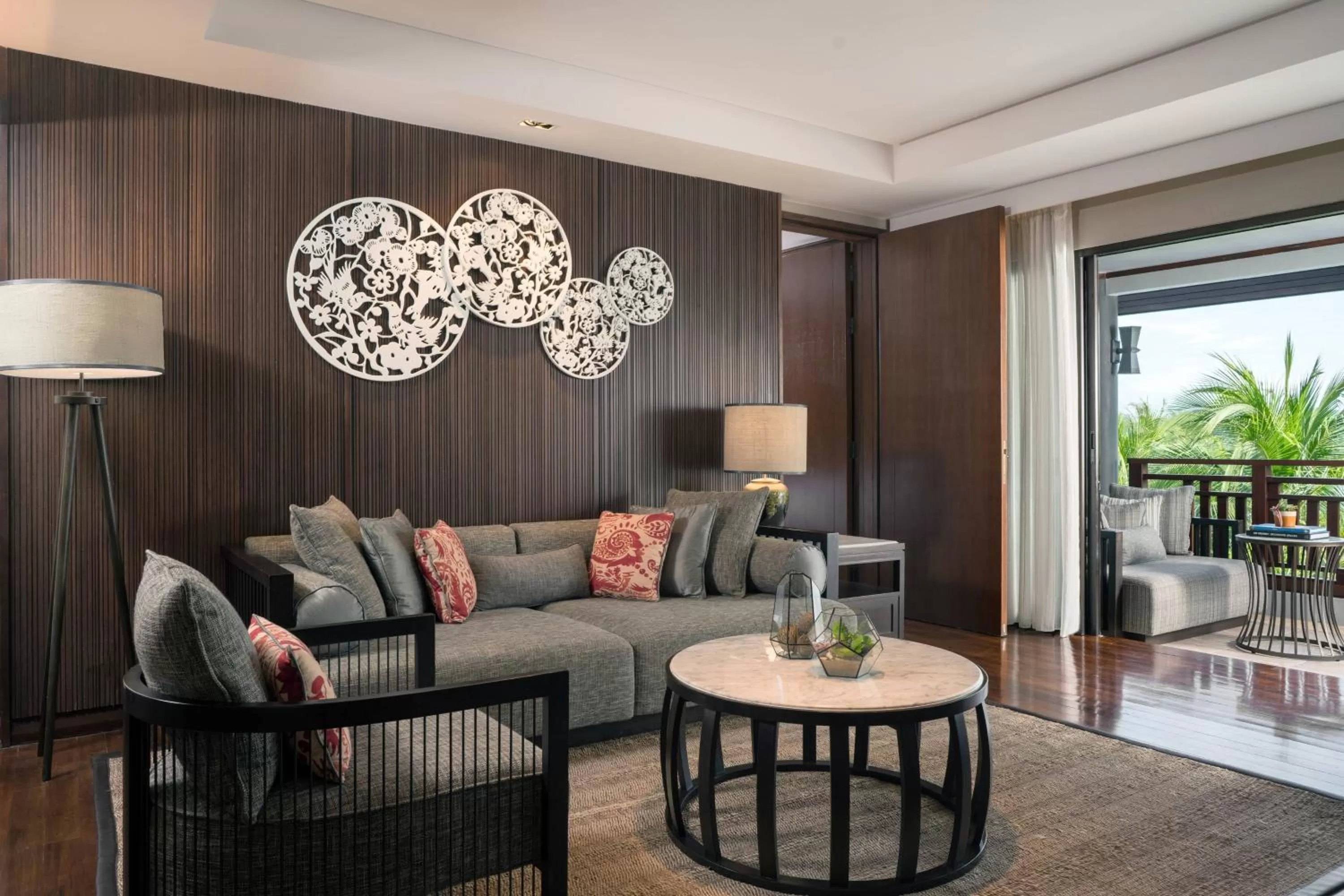 Living room in Phuket Marriott Resort and Spa, Nai Yang Beach