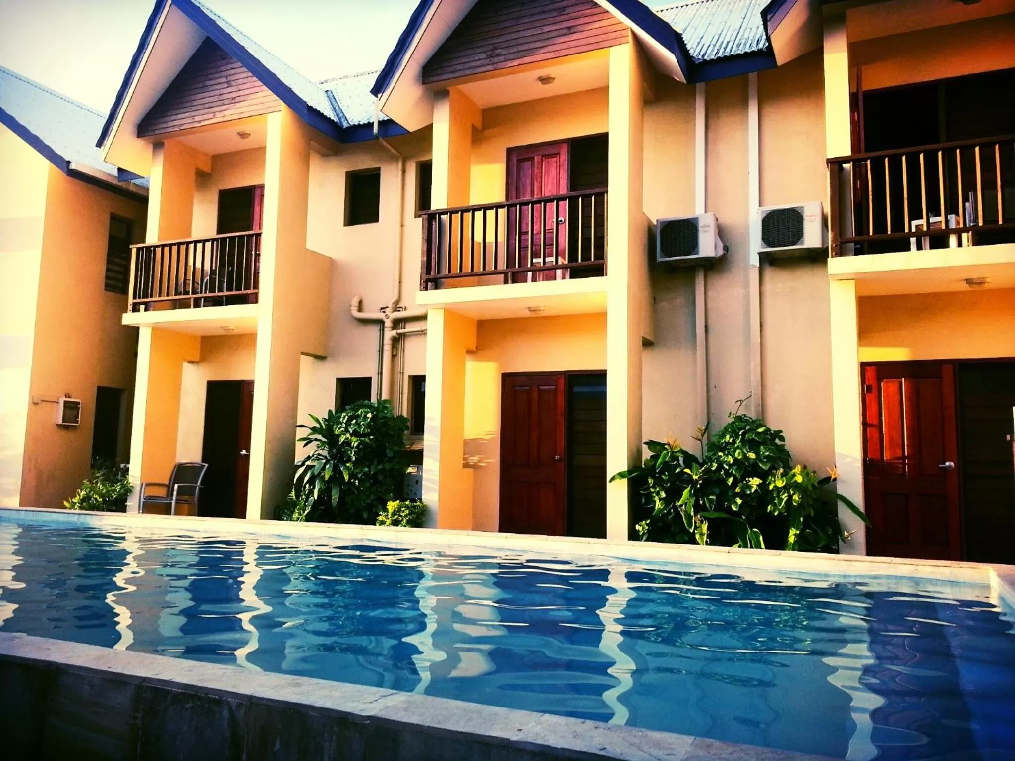 Night in Moorings Hotel