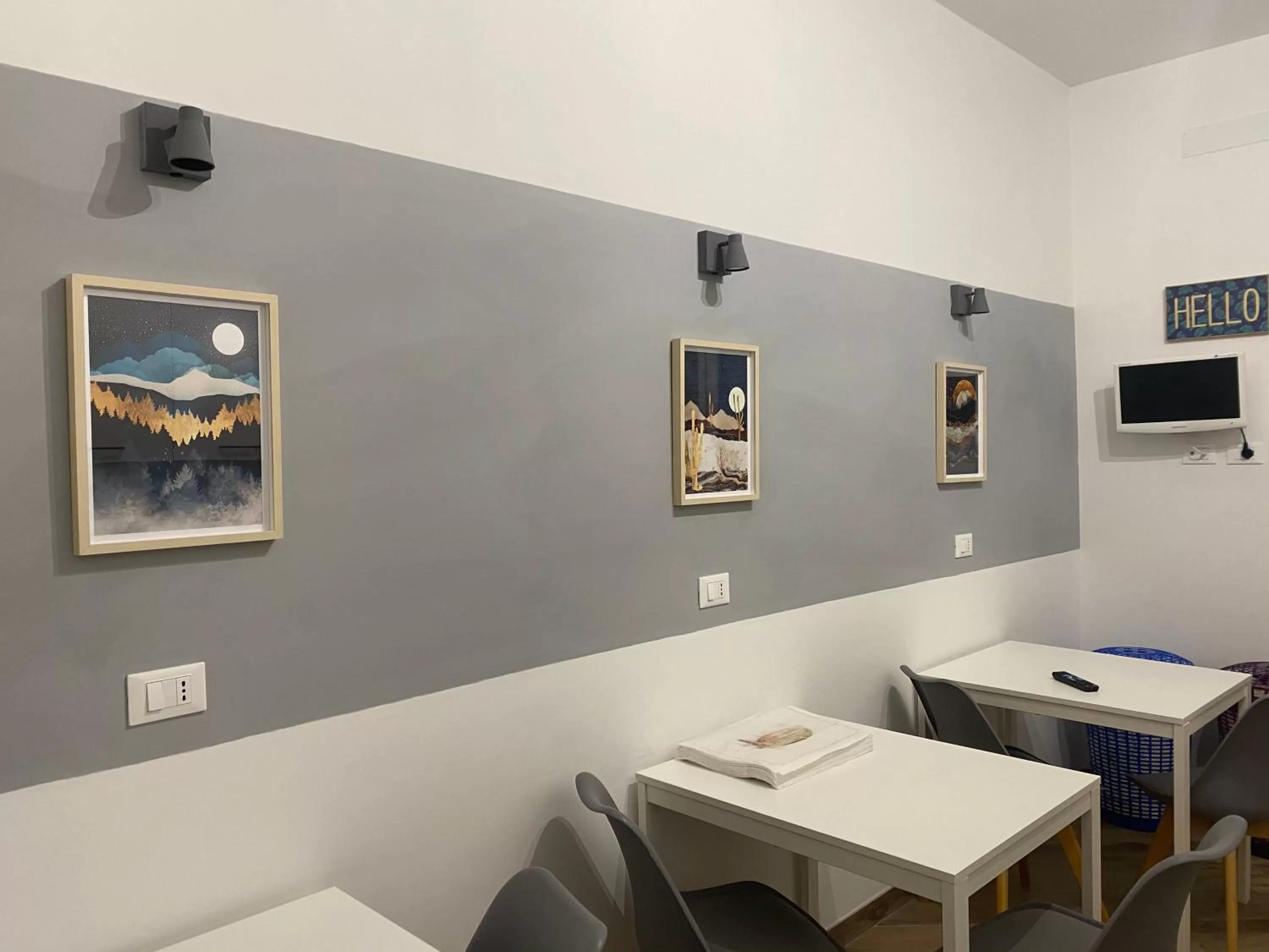 Seating area in Appia Garden