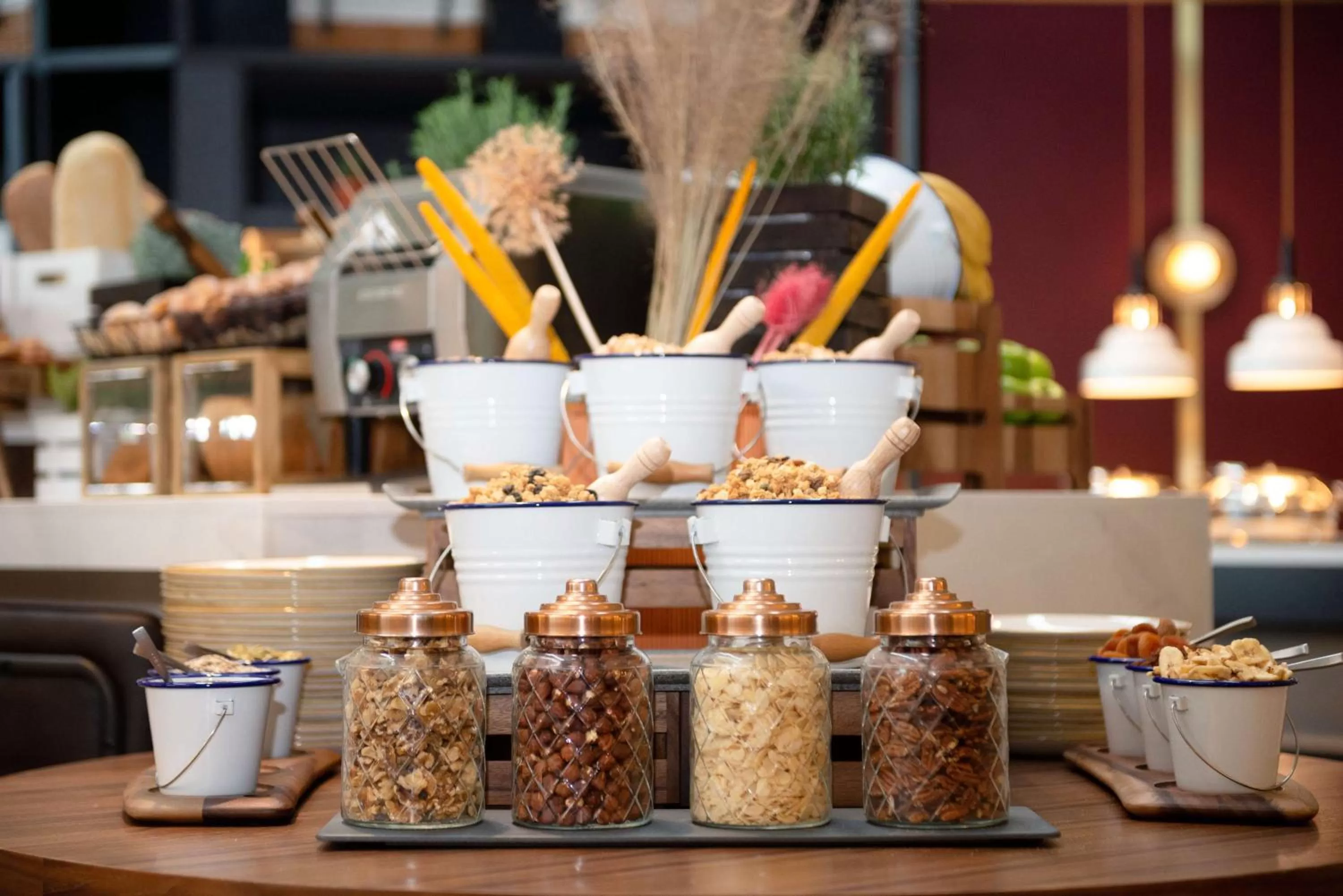 Breakfast in Hilton London Heathrow Airport