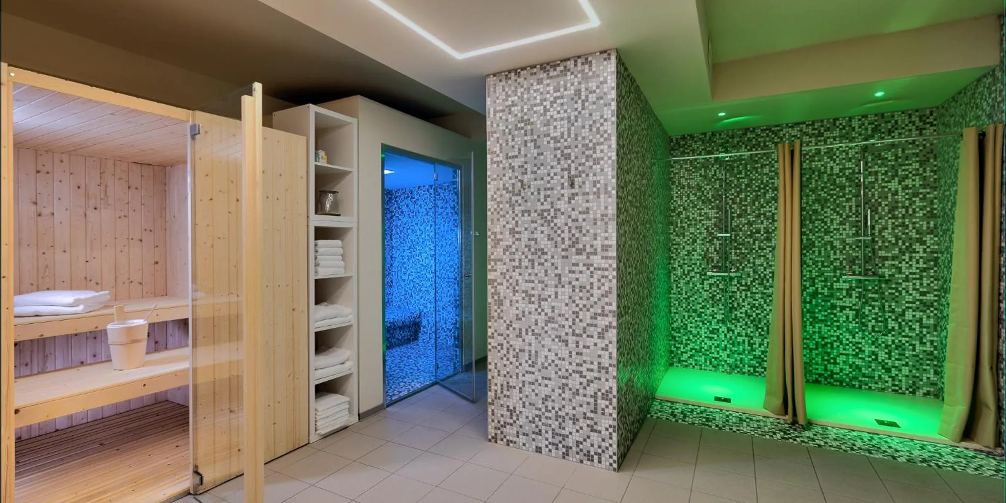 Sauna in Hotel The Cube