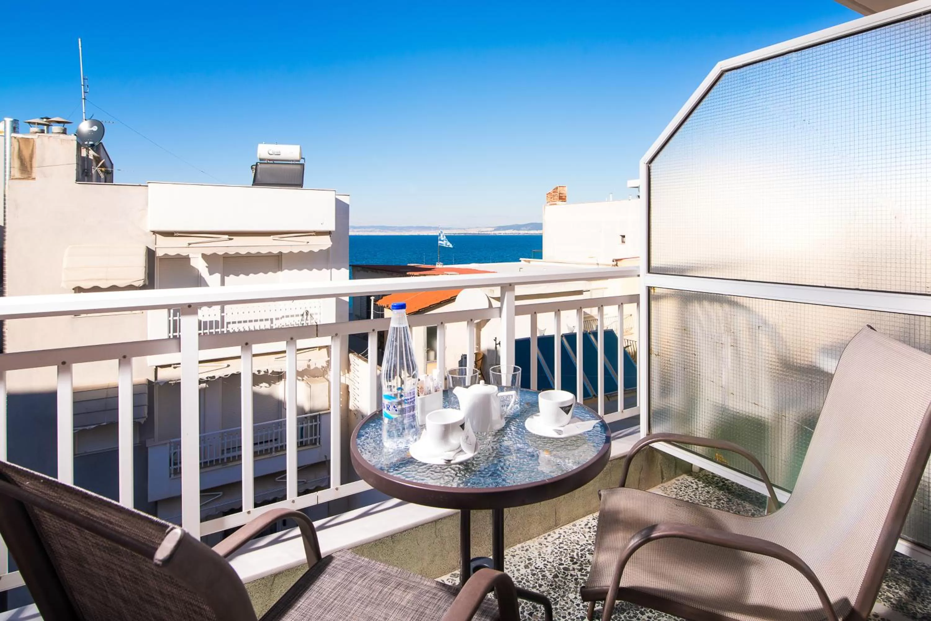 Balcony/Terrace in Hotel Aigli