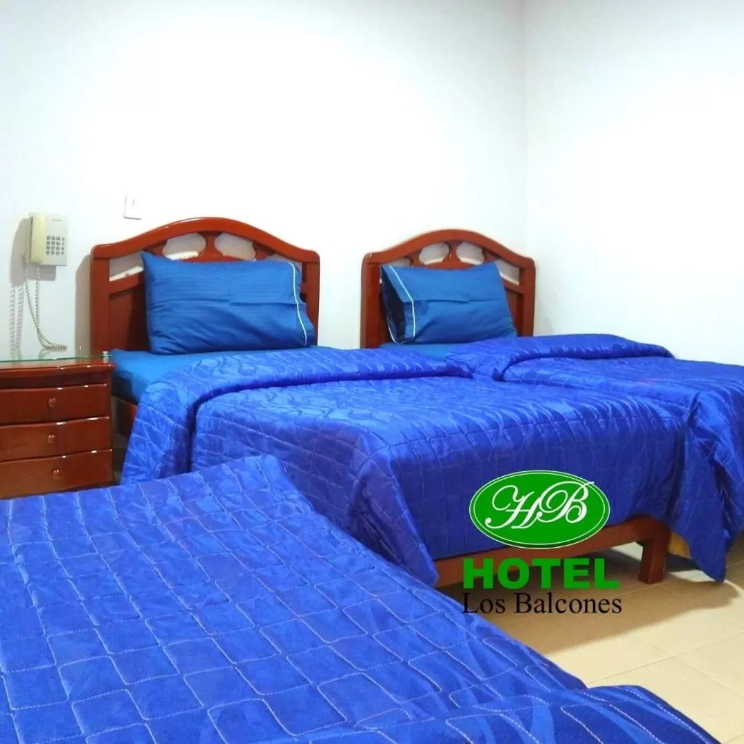 Bed in HOTEL LOS BALCONES