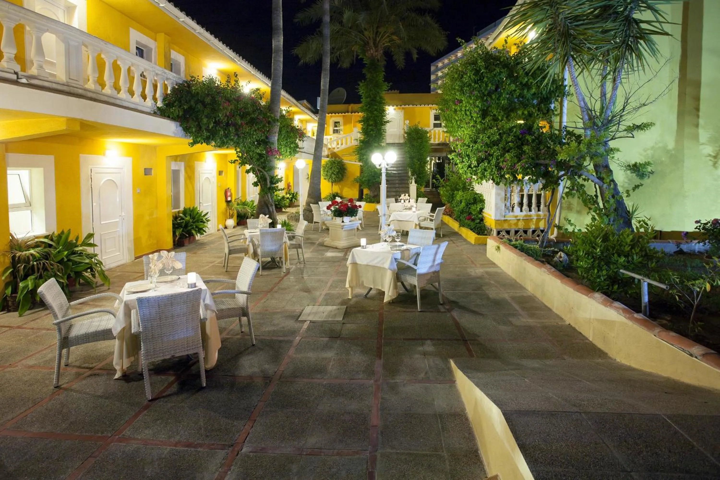 Patio in Hotel Cupidor