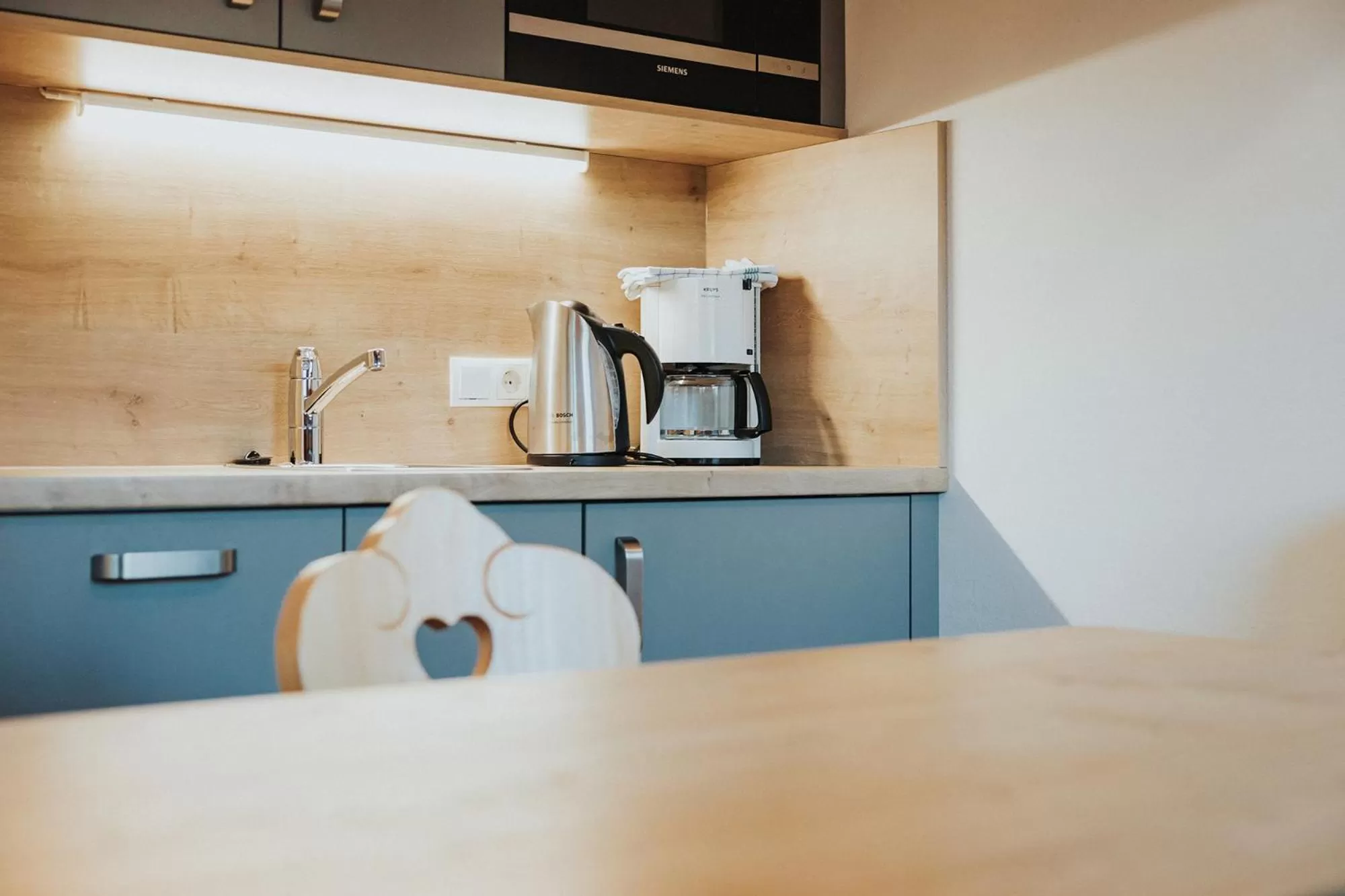 Coffee/tea facilities, Kitchen/Kitchenette in Hotel Silberfux