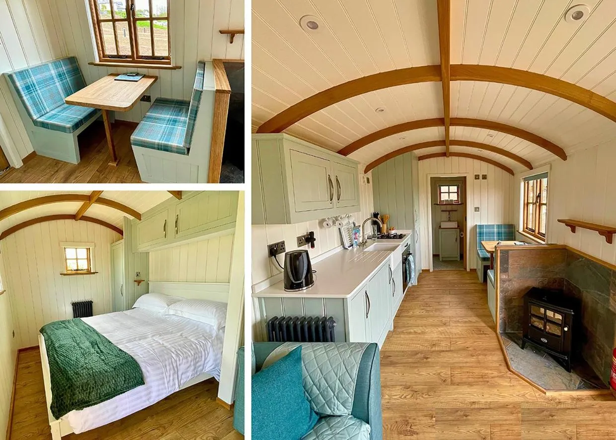 Bed in Beacon Country House B & B & Luxury Shepherd Huts