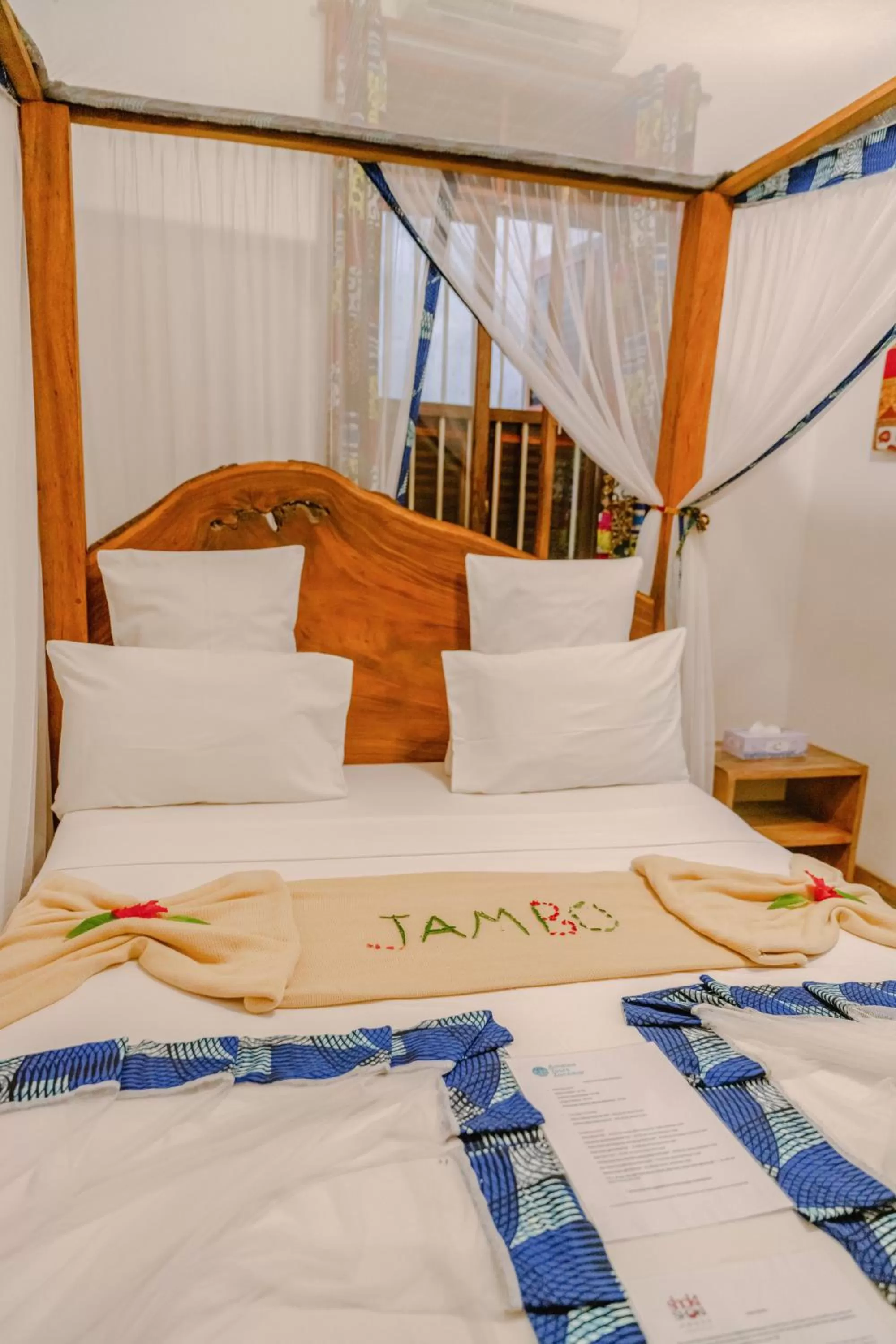 Bed in Shoki Shoki Hotel Stone Town