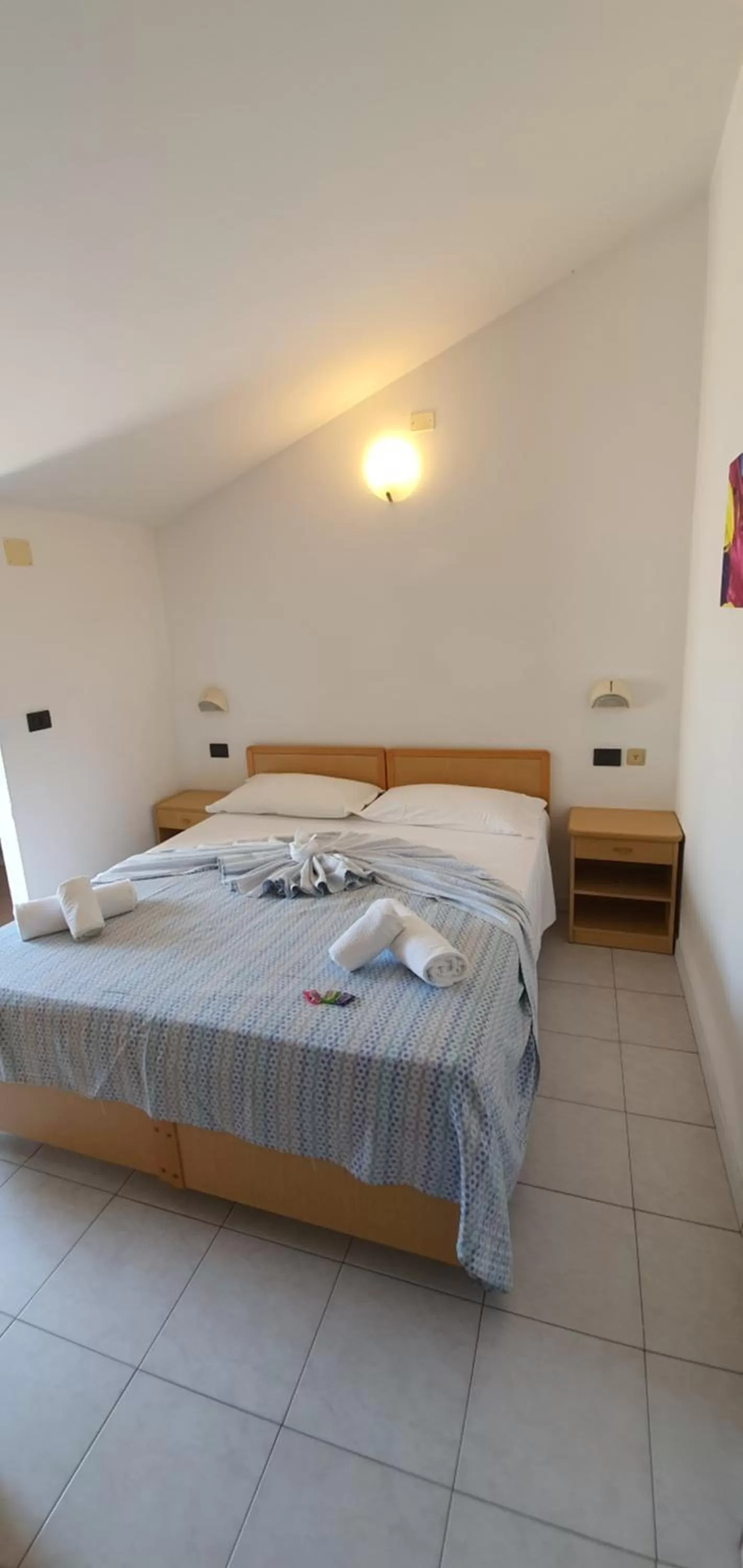 Bed in Hotel Vela Azzurra