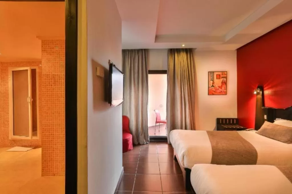 Twin Room with Station View in Red Hotel Marrakech