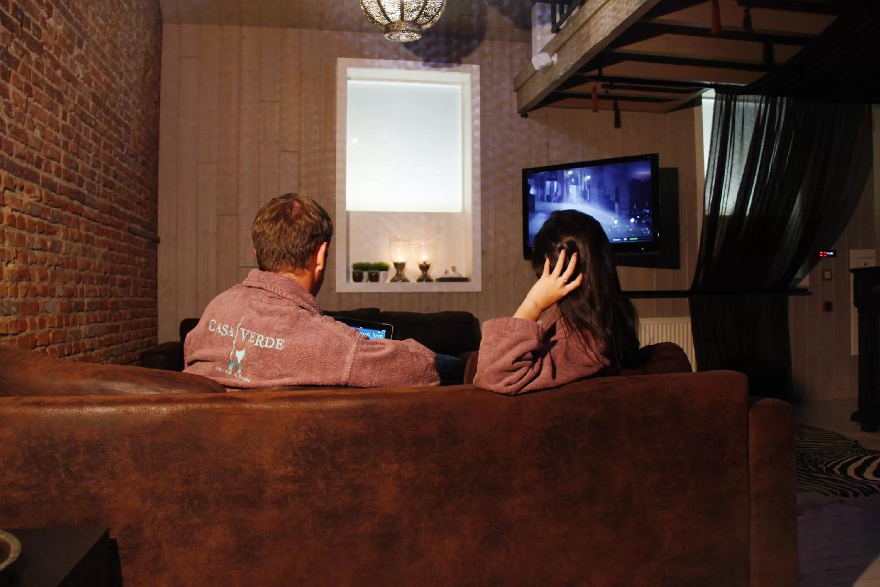 TV and multimedia in B&B Casa Luna Loft