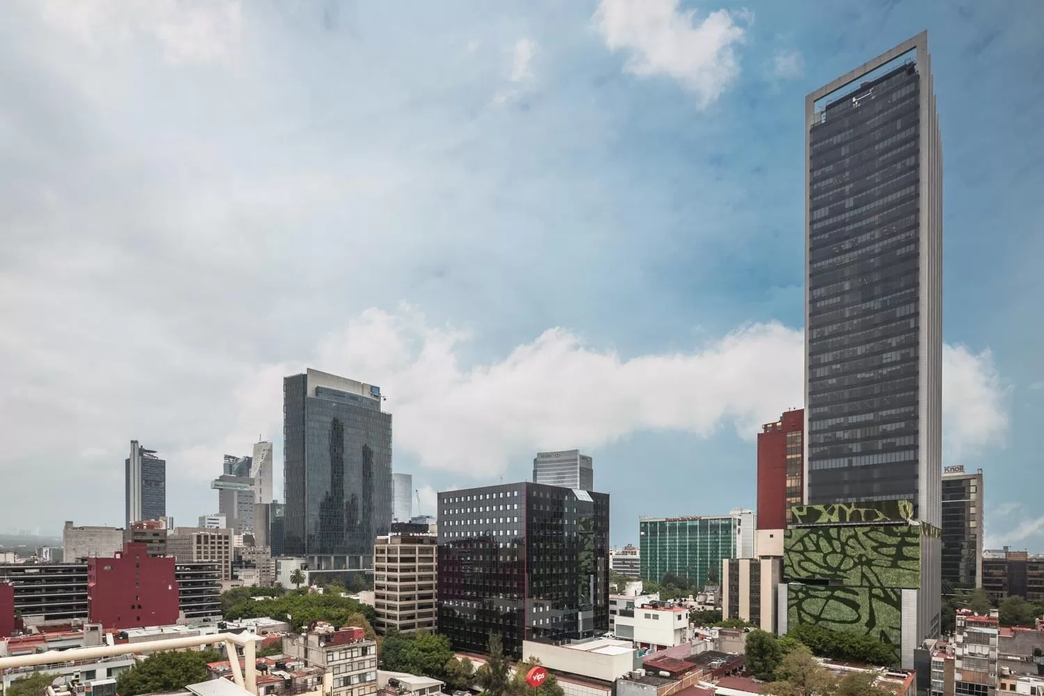 City view in Eurostars Zona Rosa Suites