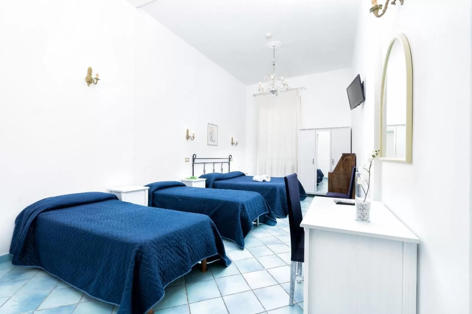 Bed in Hotel Fontana