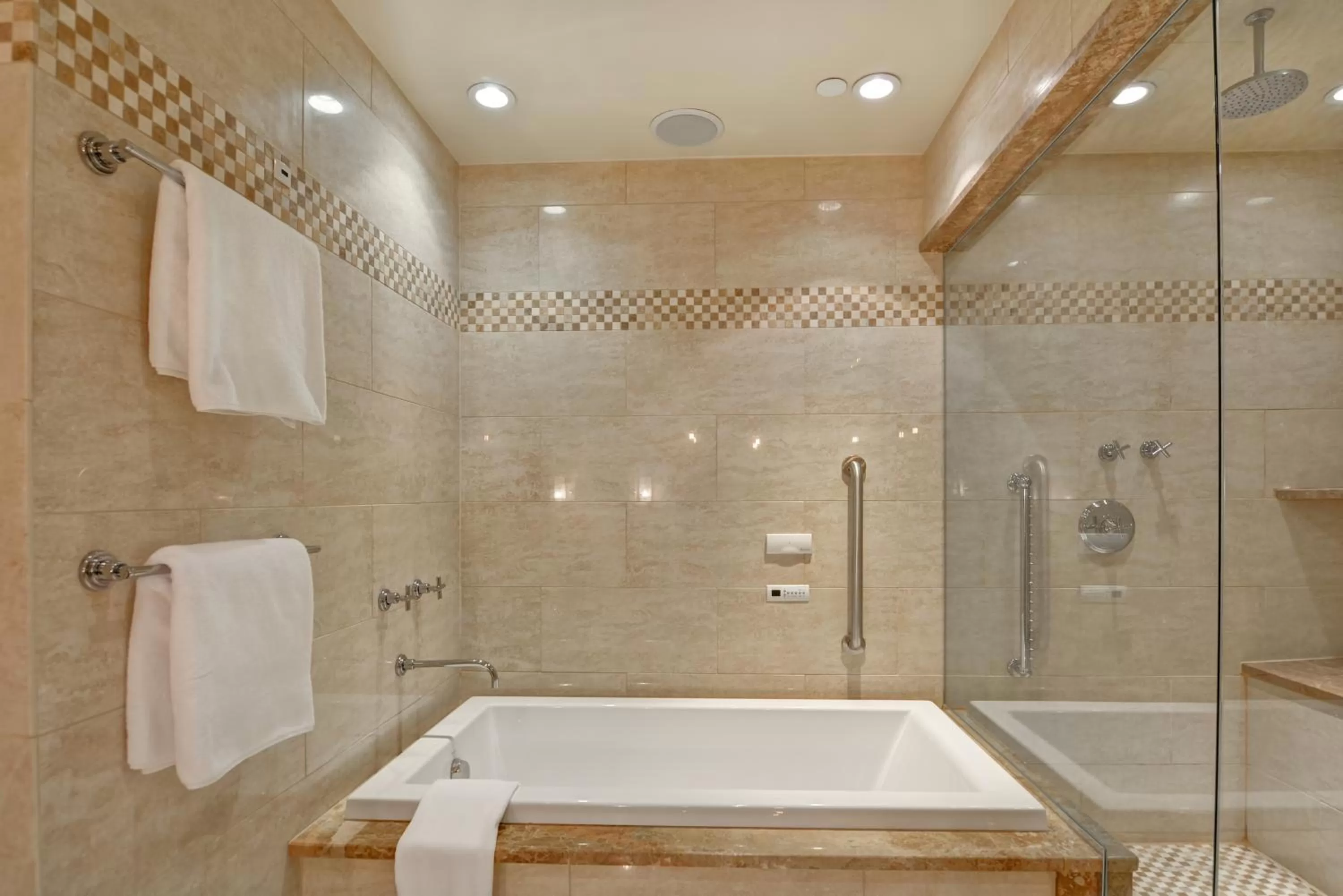 Bathroom in The Cincinnatian Curio Collection by Hilton