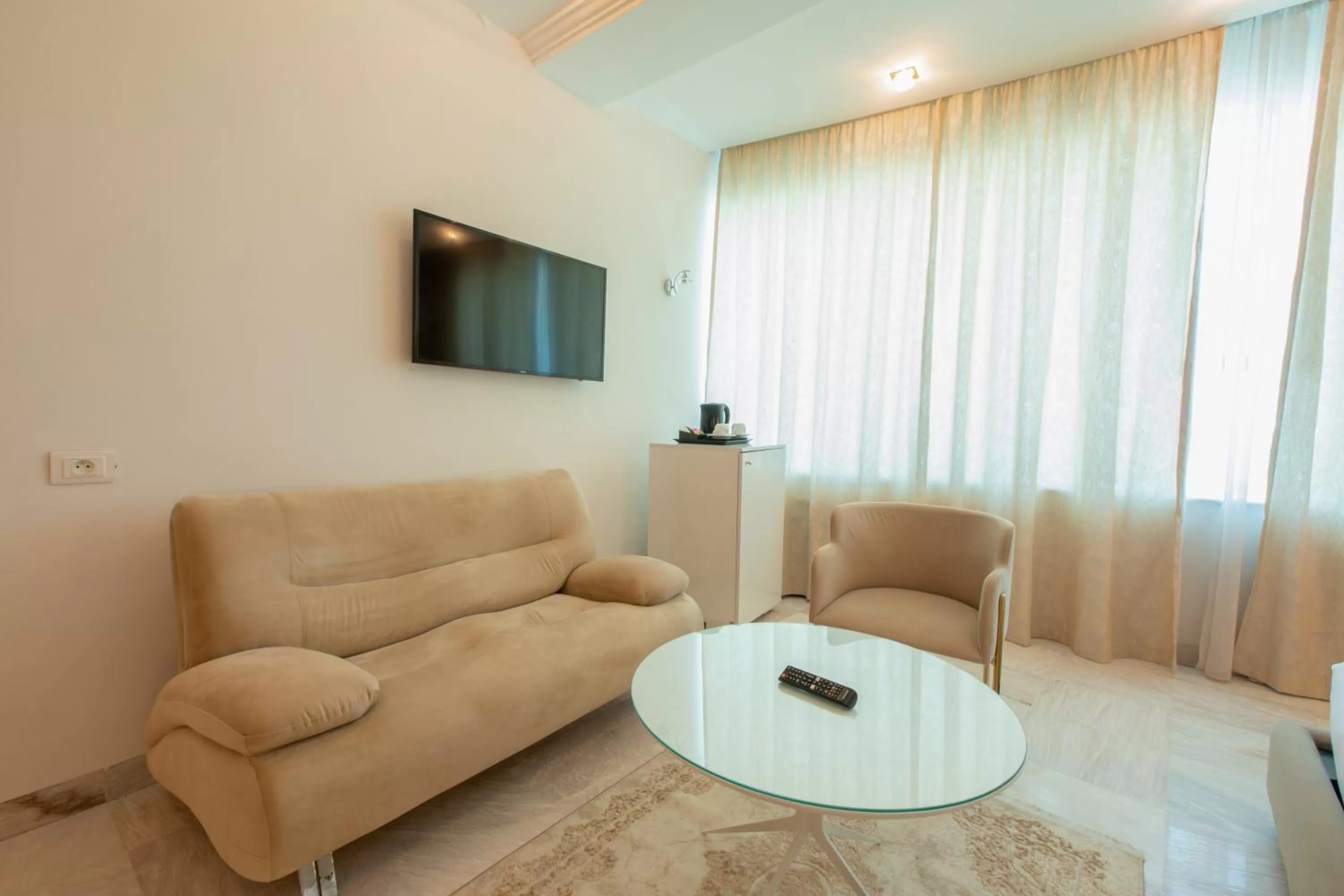 Seating area in The Penthouse Suites Hotel
