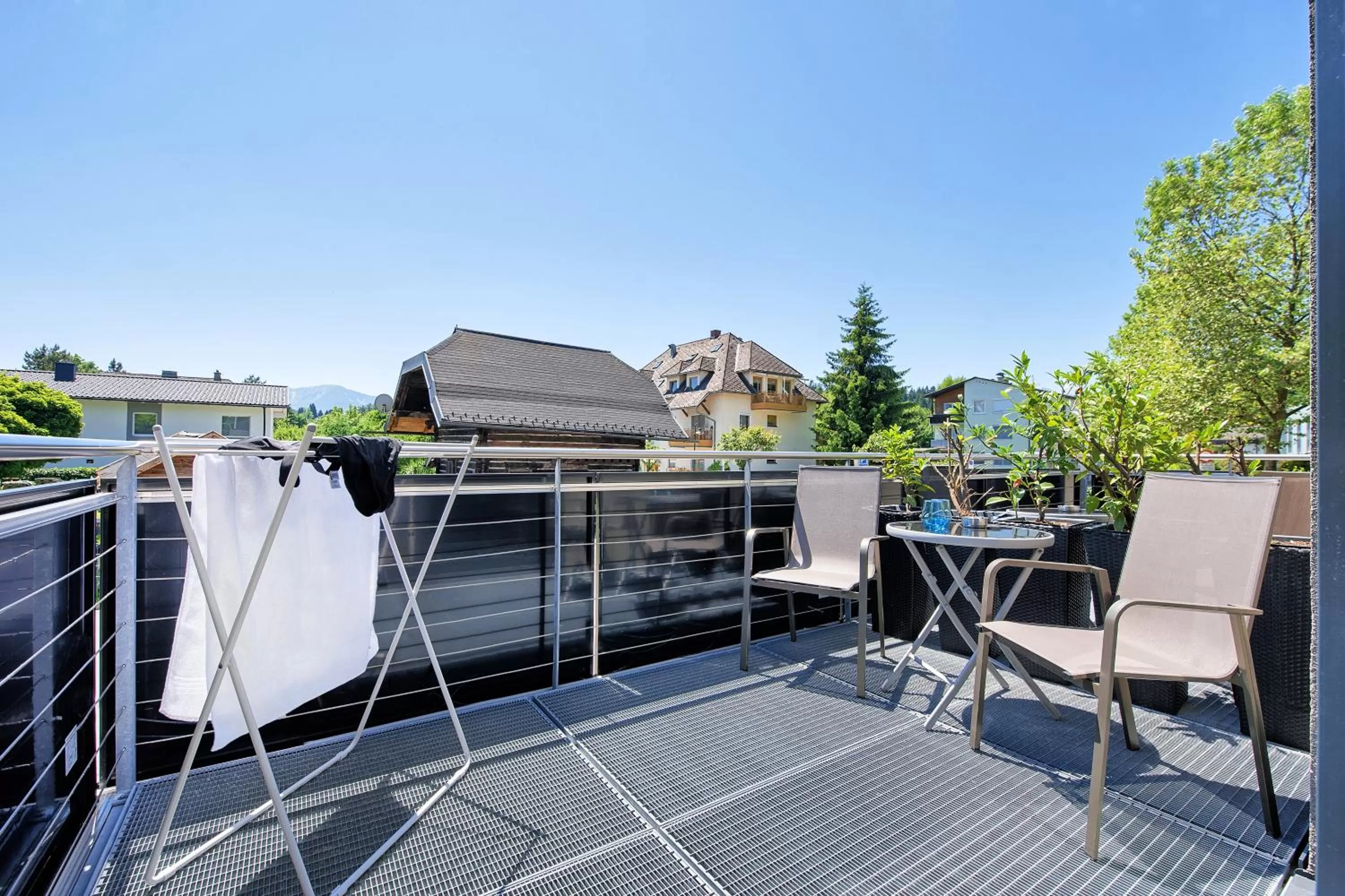 Balcony/Terrace in Hotel 24 Checkin Velden