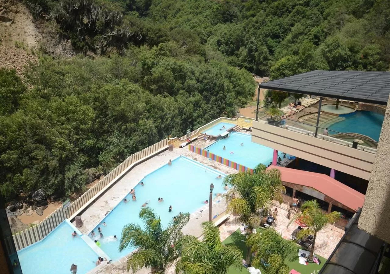 Swimming pool in Hotel y Aguas Termales de Chignahuapan