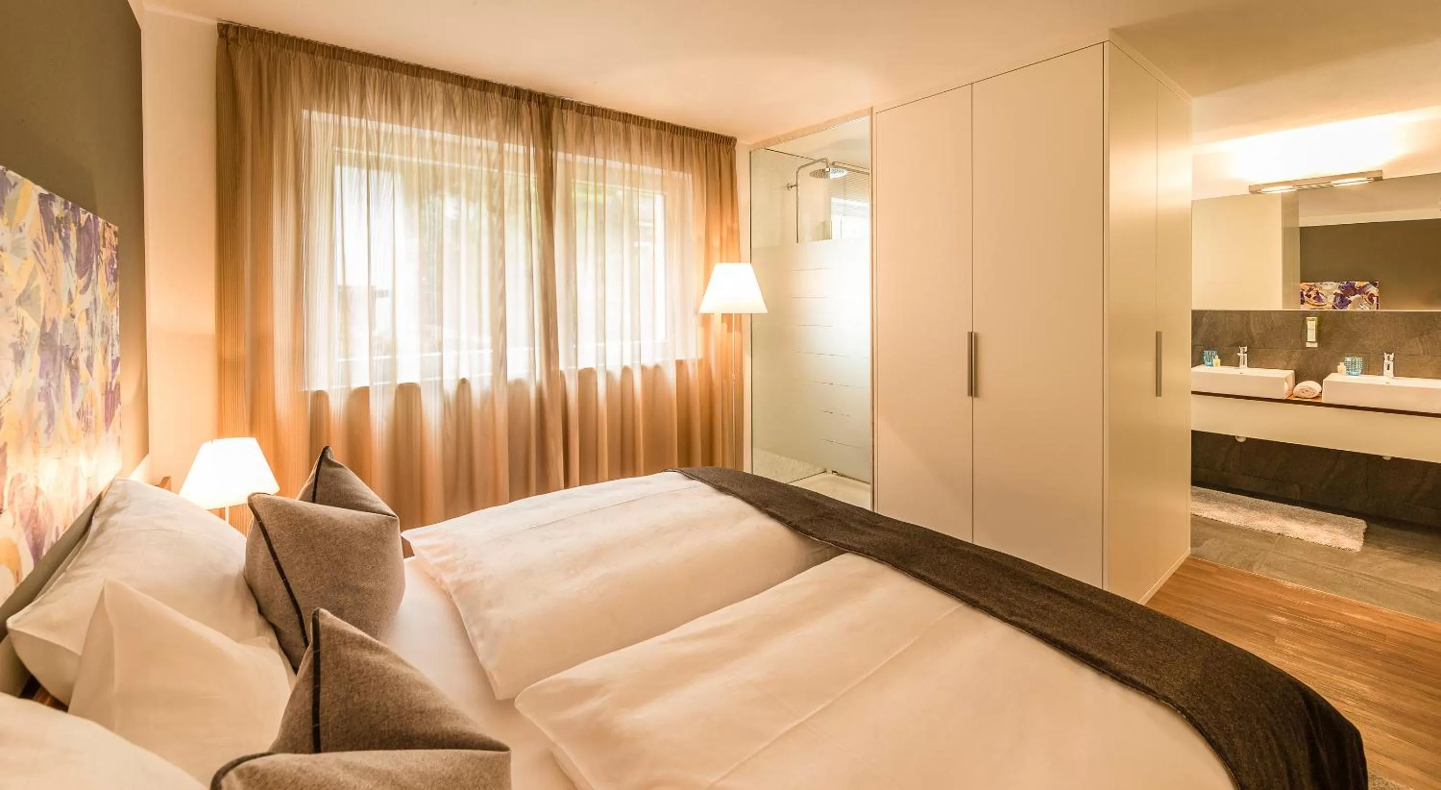 Bed in Hidalgo Suites