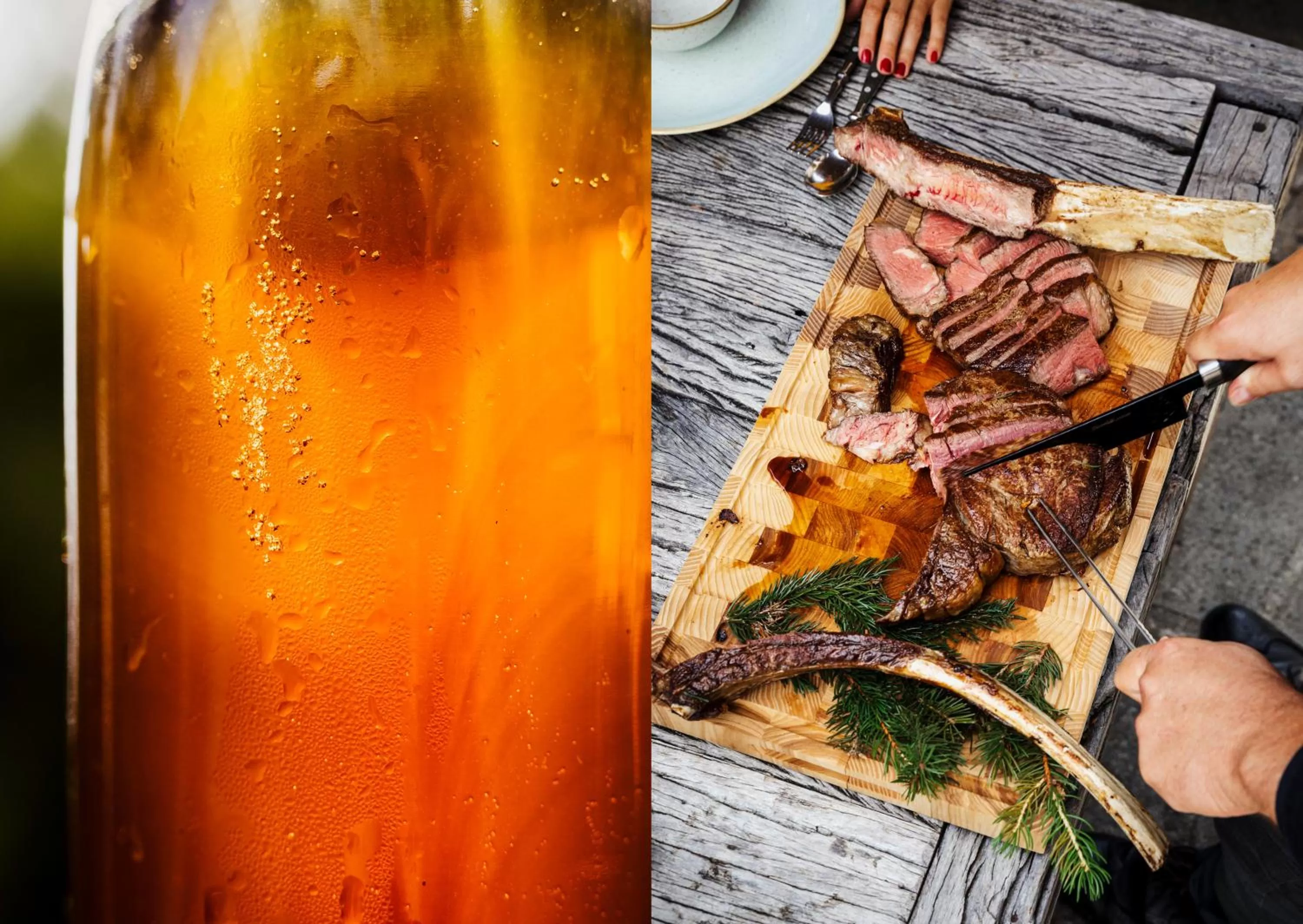 Dinner in Maiensässhotel Guarda Val