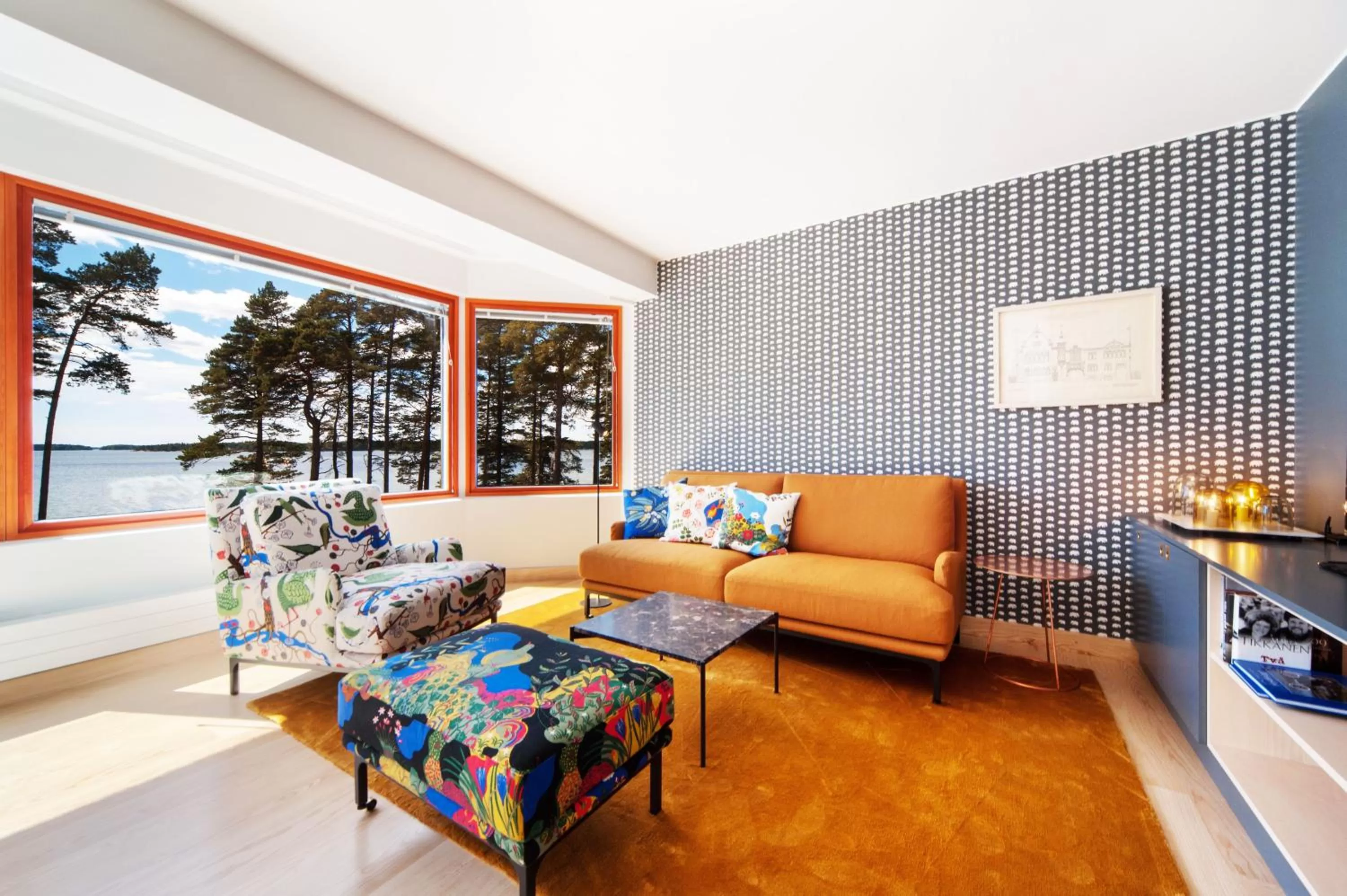 Living room in Hotel Hanasaari