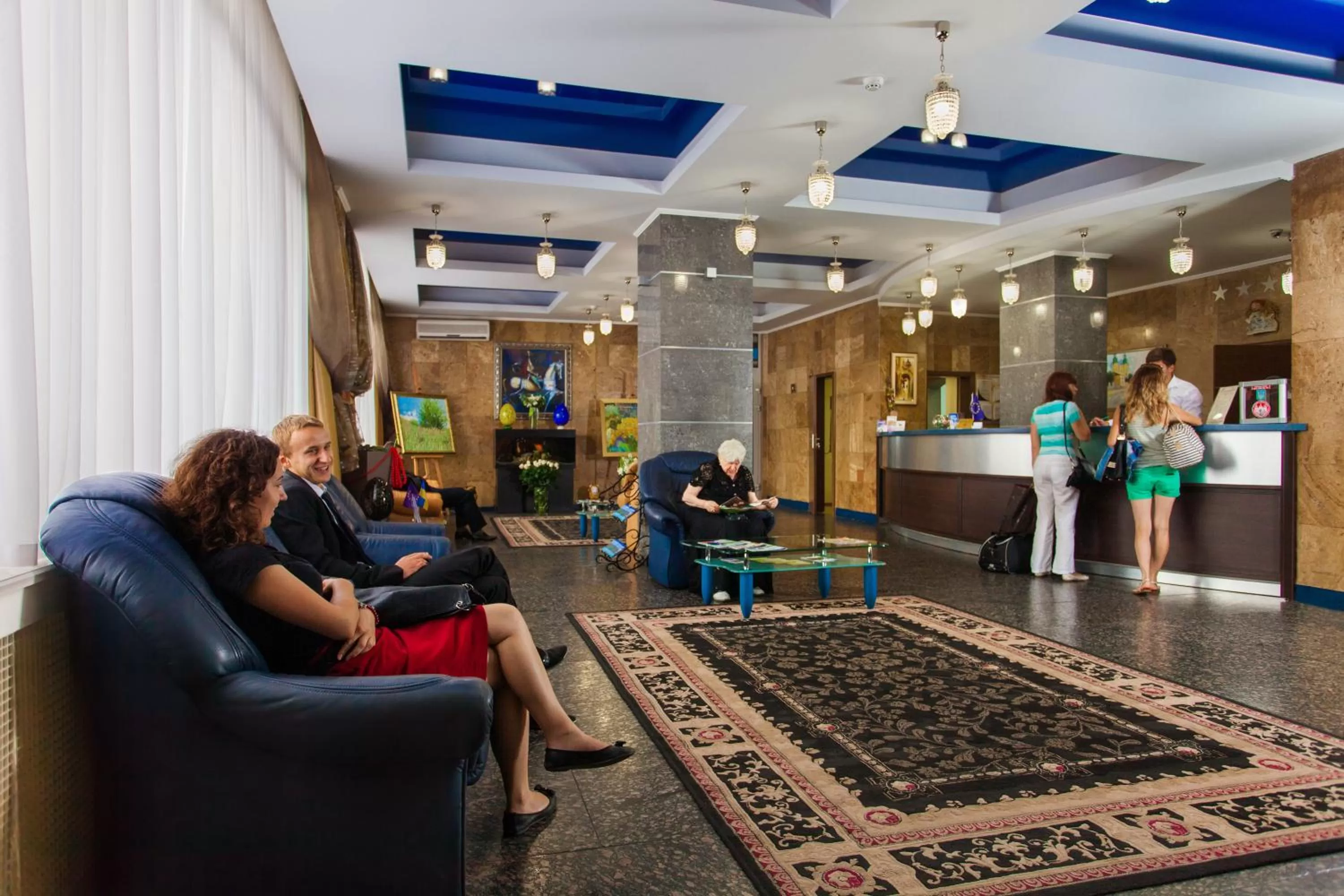 Communal lounge/ TV room in Conference Hotel Suputnyk