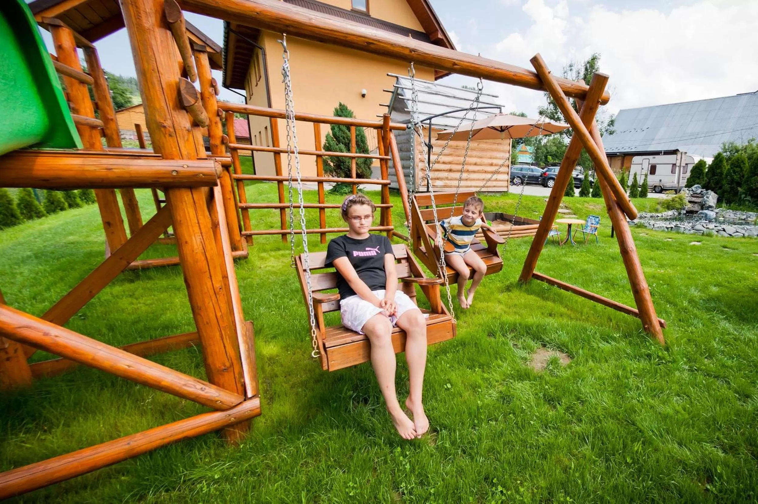 Children play ground in Wynajem Pokoi ,,Góry Tatry Wypoczynek "Paweł Kuczyński