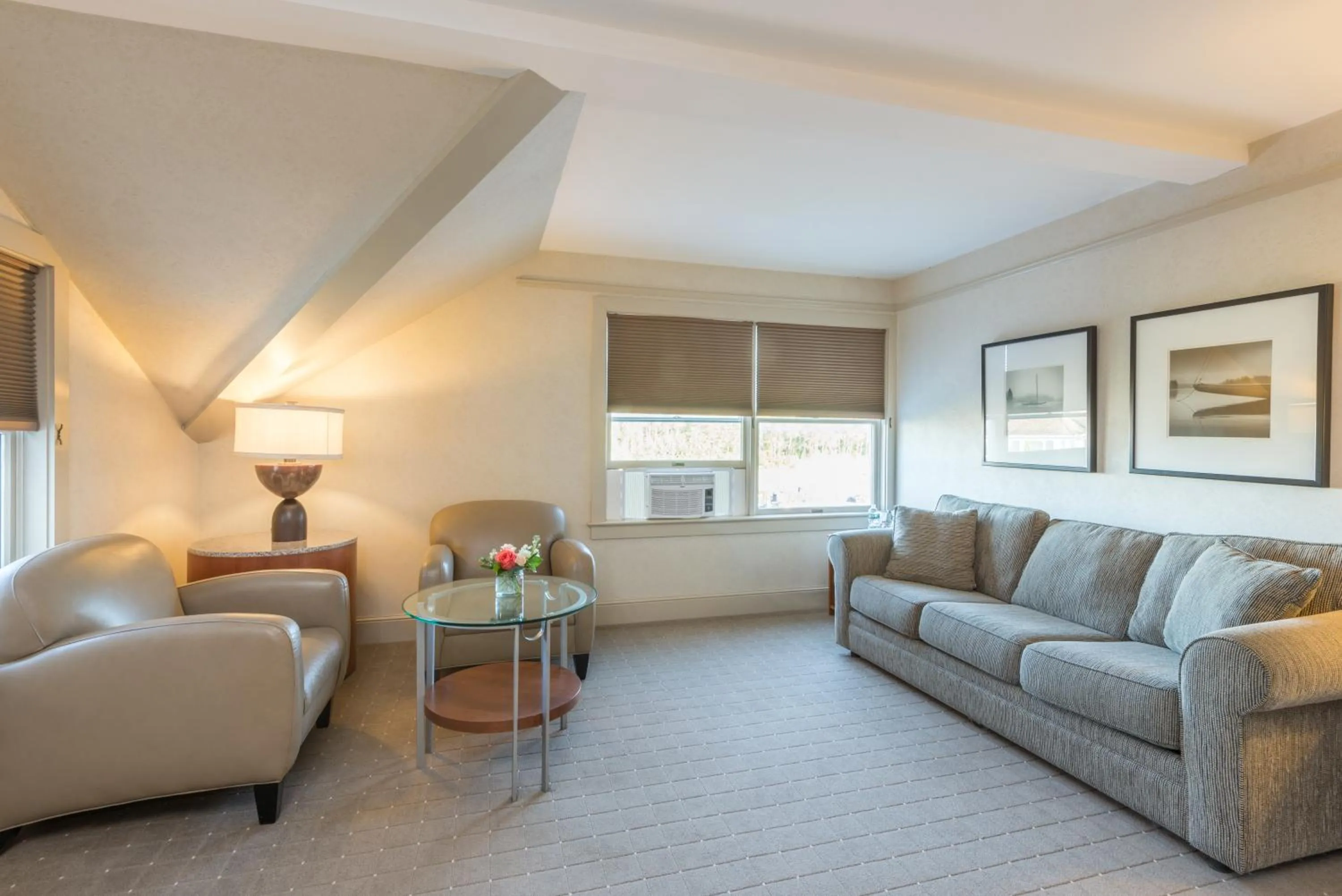 Seating area in Breakwater Inn