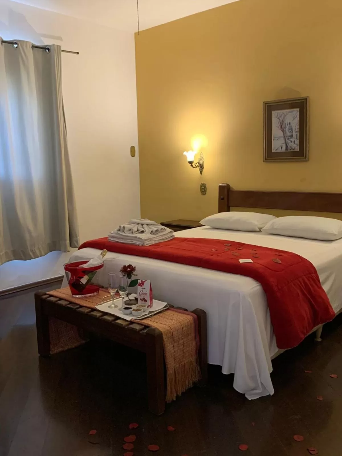 Bed in Pousada Villa Real