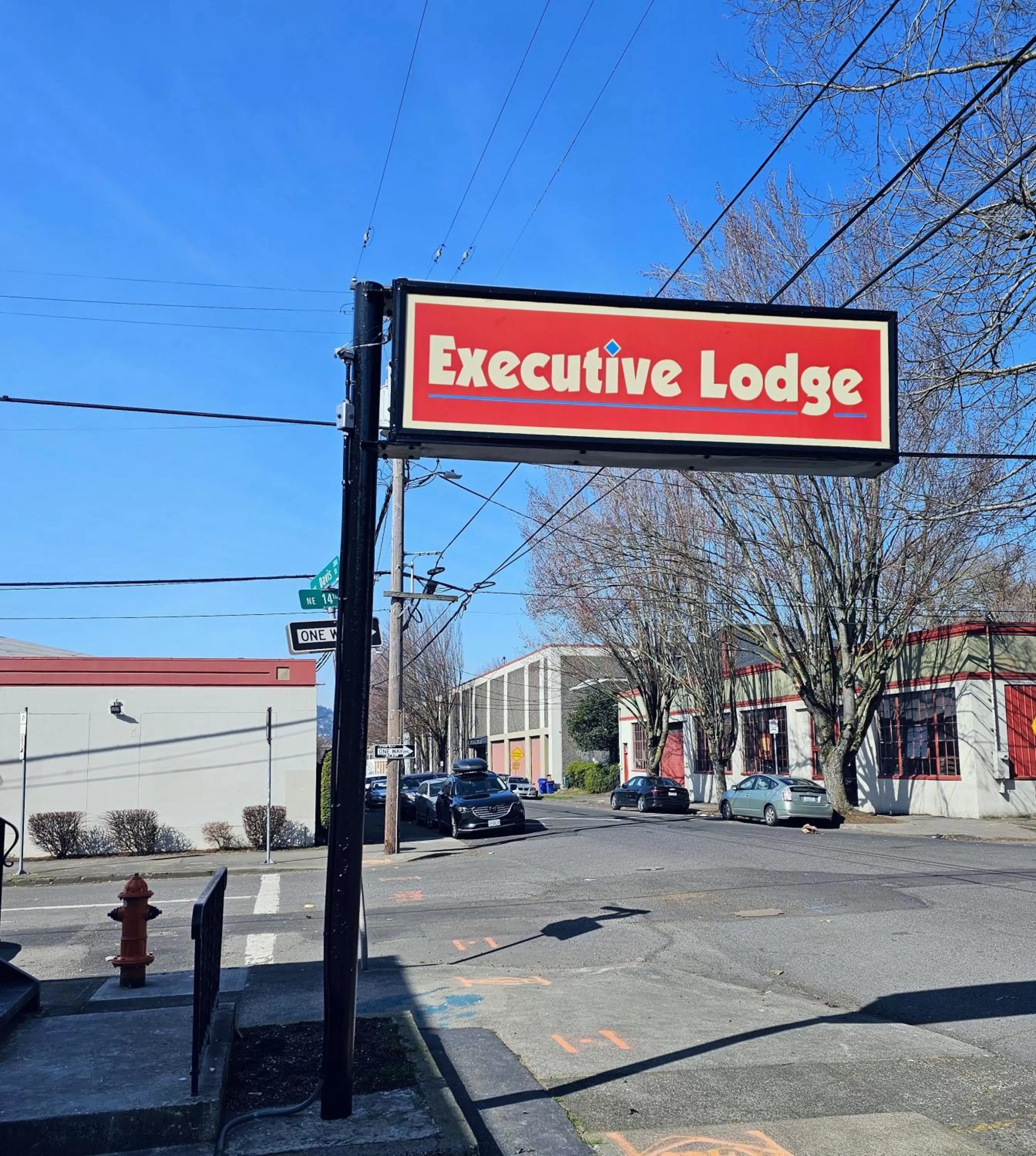 Property logo or sign in Executive Lodge