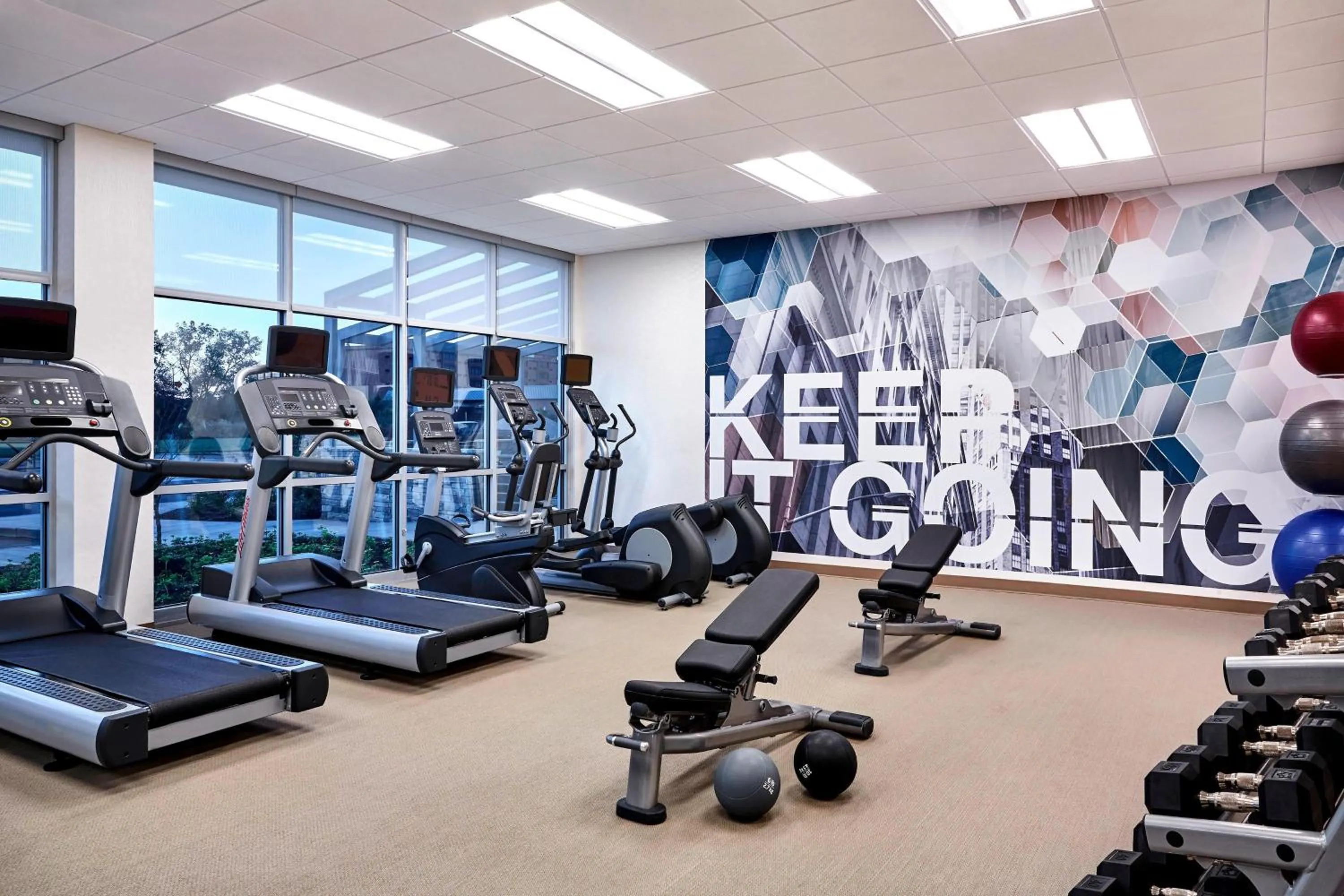 Fitness centre/facilities in SpringHill Suites by Marriott Canfield