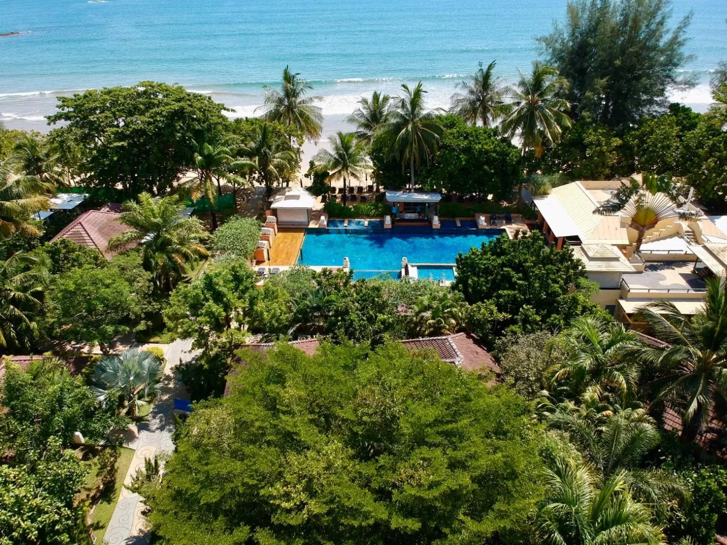 Bird's eye view in Baan Khaolak Beach Resort
