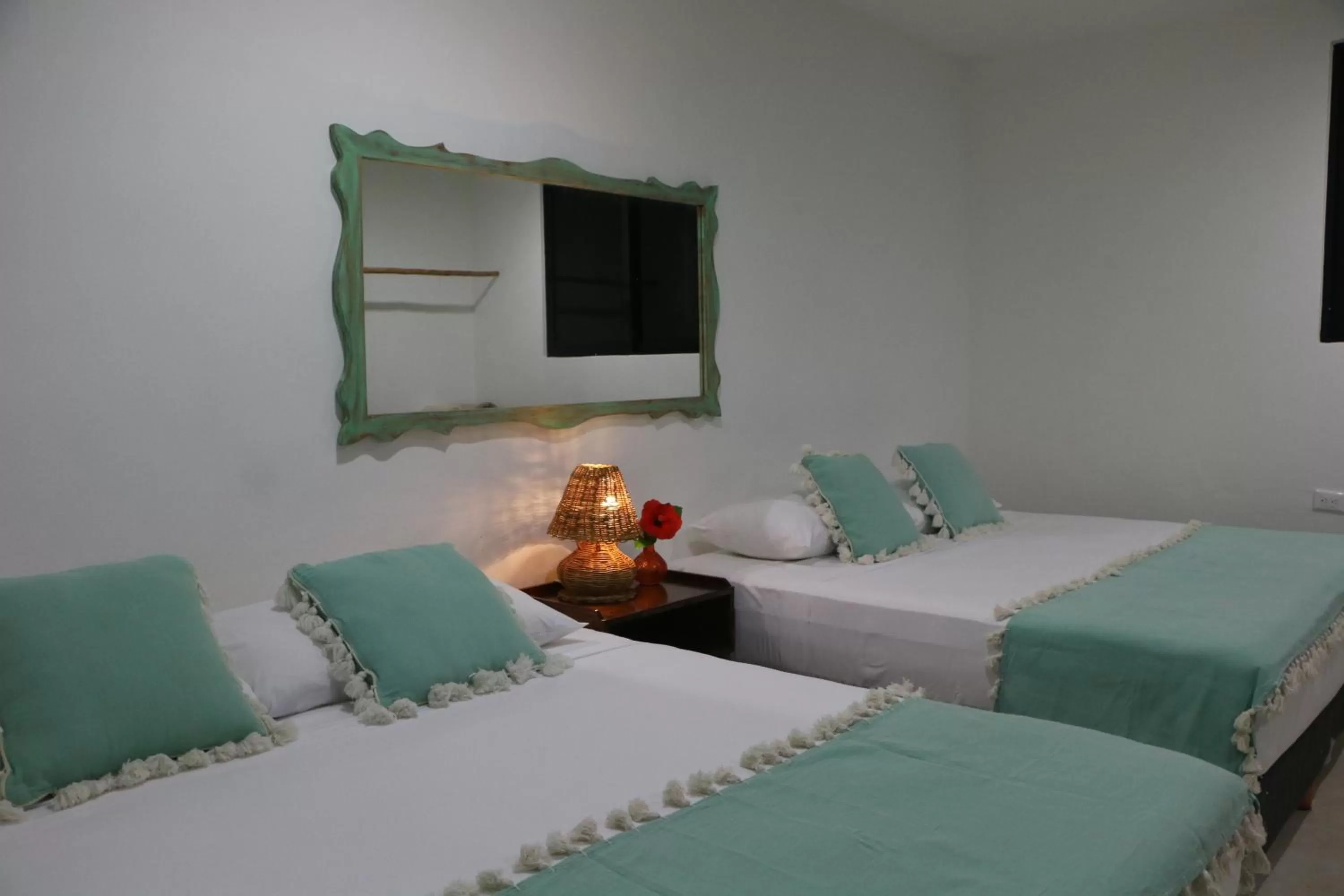 Photo of the whole room, Bed in Punta Piedra Beach Posada