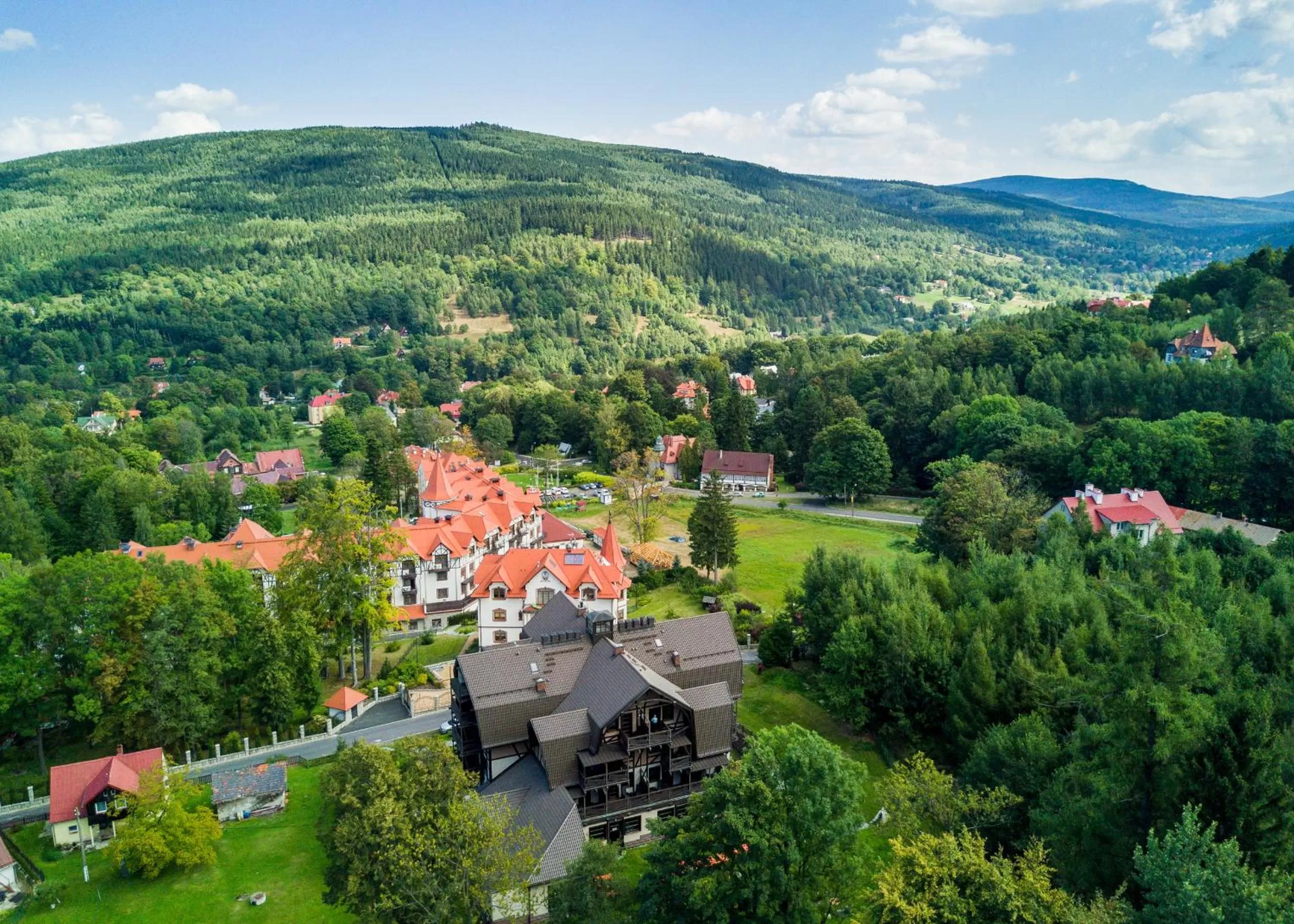 Bird's eye view in Boutique Hotel Sudetia - Medical & SPA