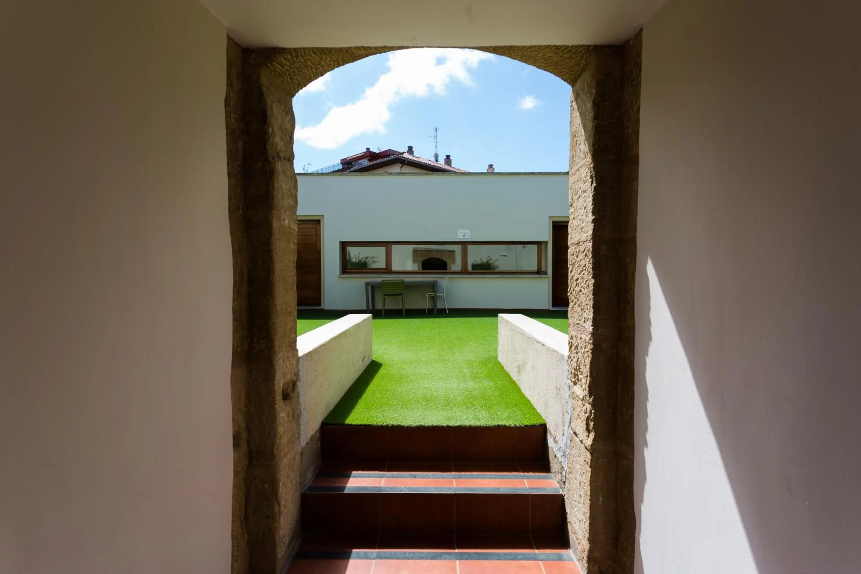 Garden view in Hotel Arrope