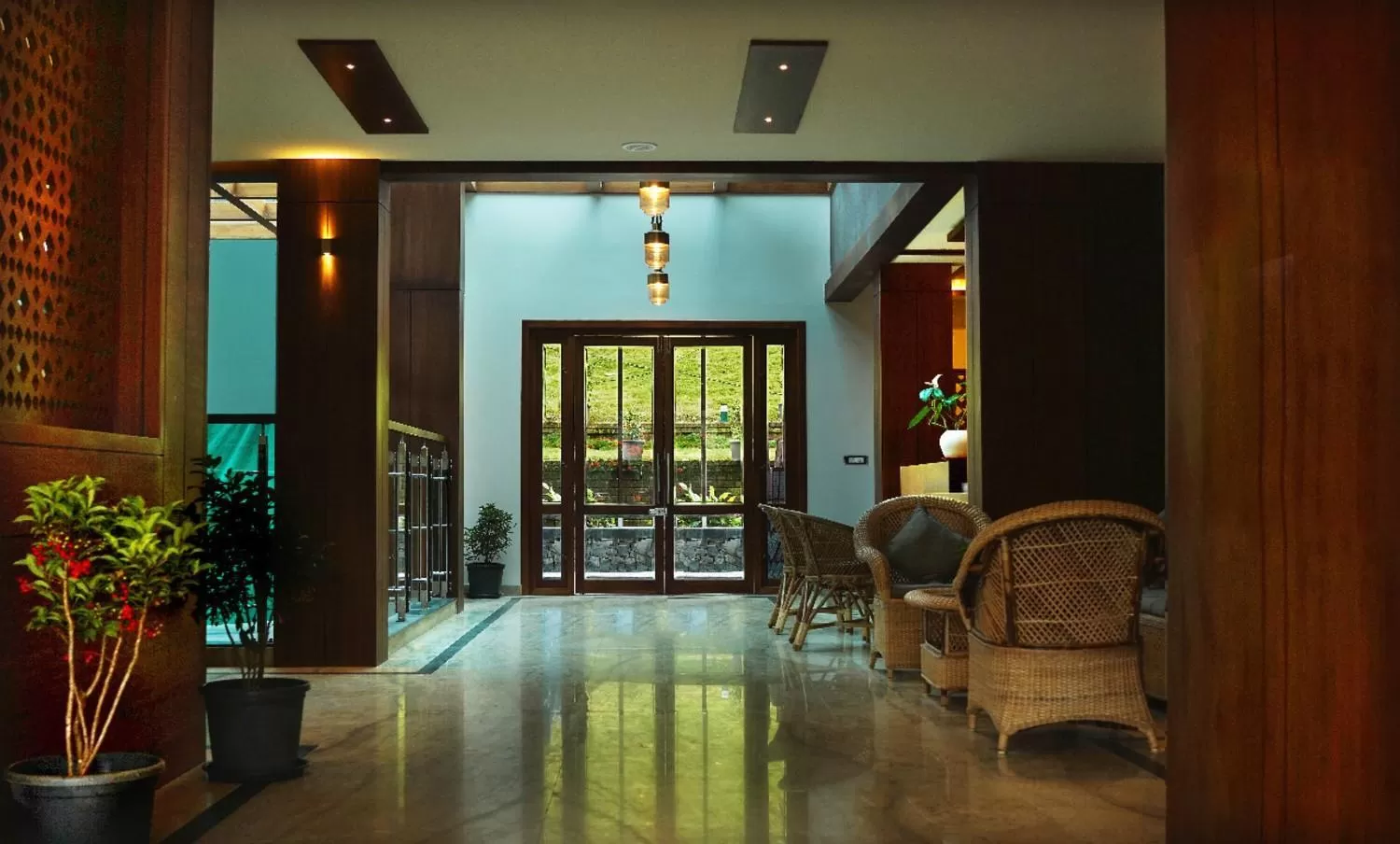 Lobby or reception in Trivers Resort Munnar