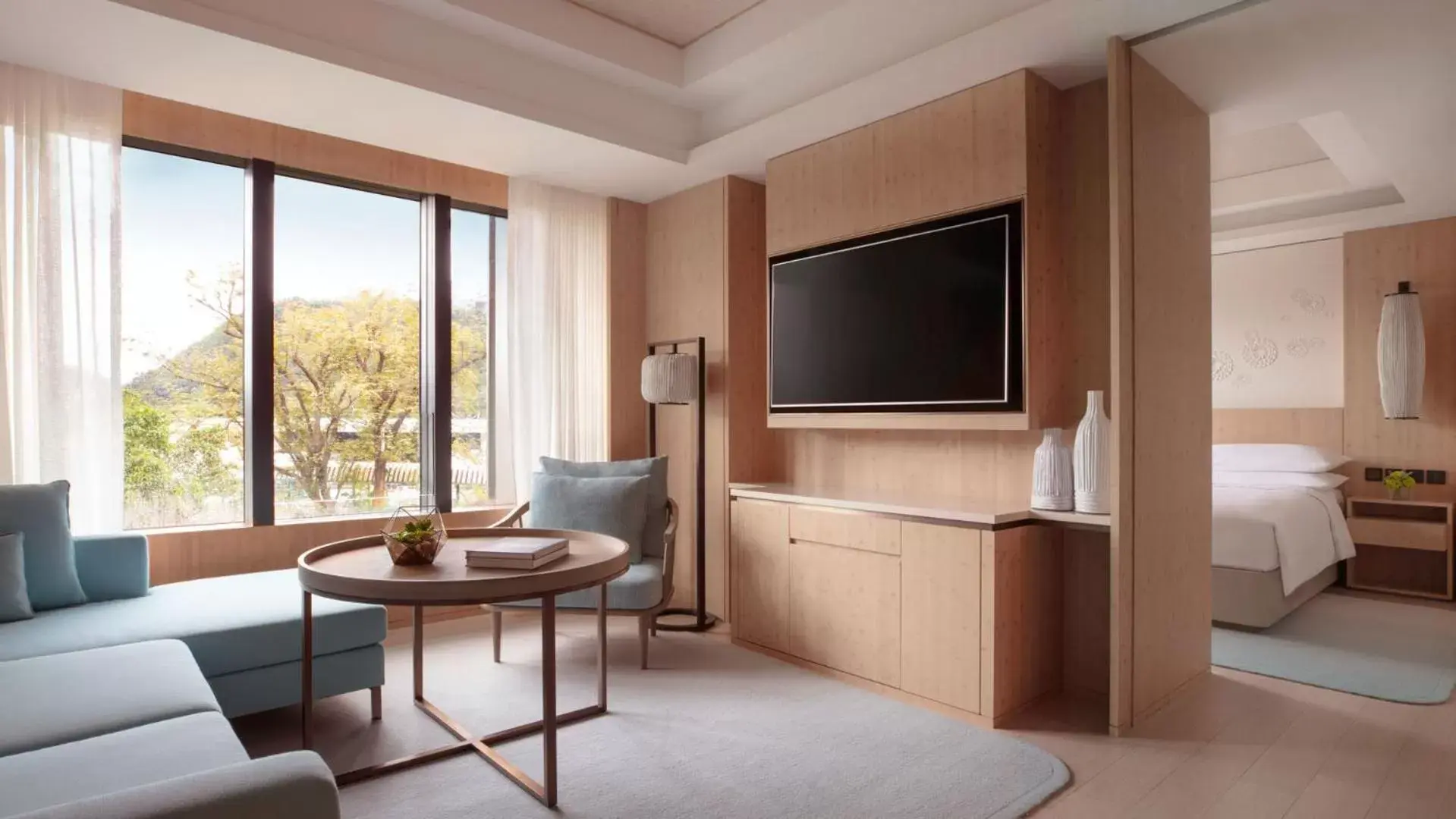 Executive King Suite - Club Level in Hong Kong Ocean Park Marriott Hotel Executive King Suite - Club Level in Hong Kong Ocean Park Marriott Hotel