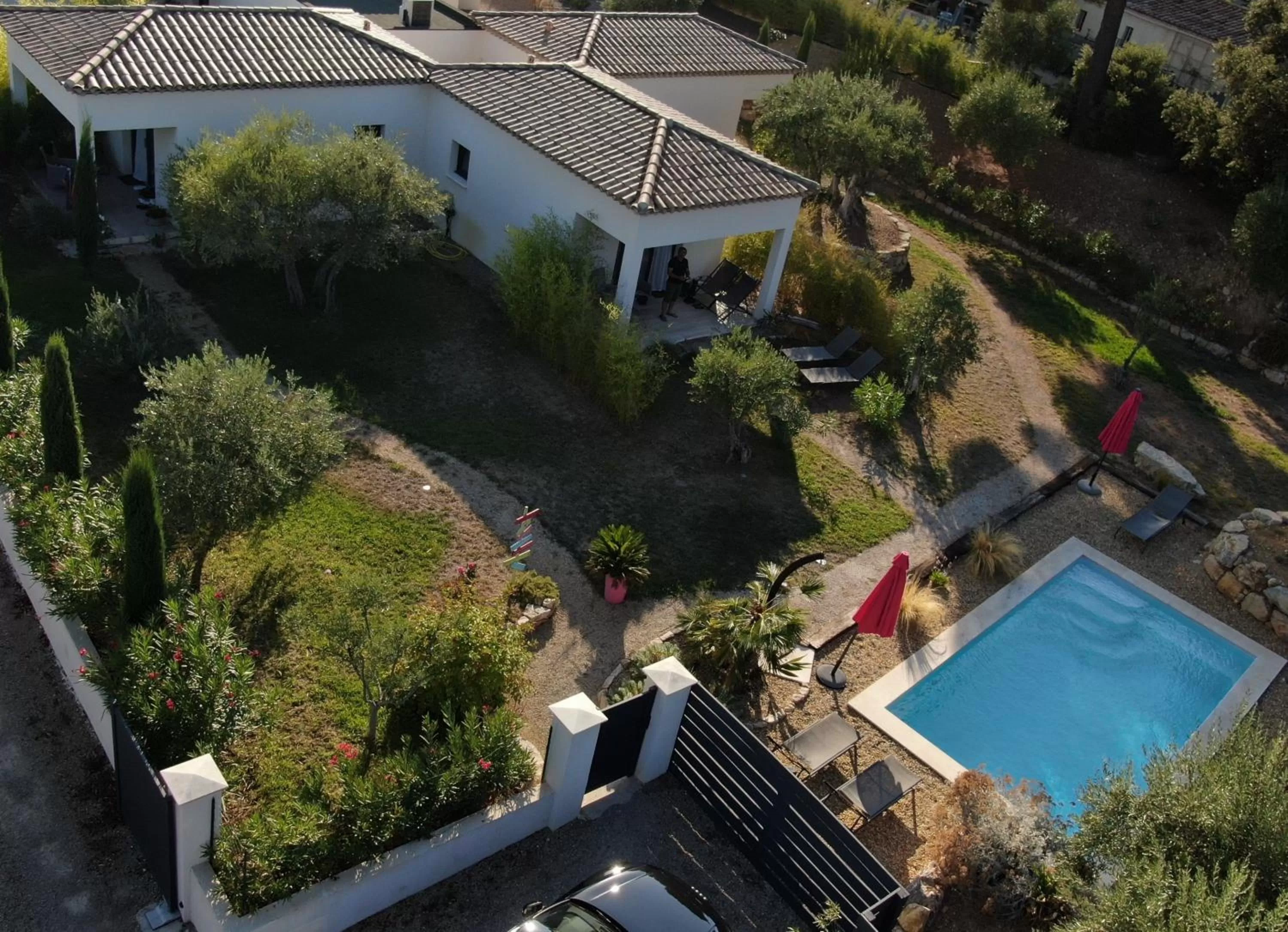 Bird's eye view in La Villa Aux Oliviers