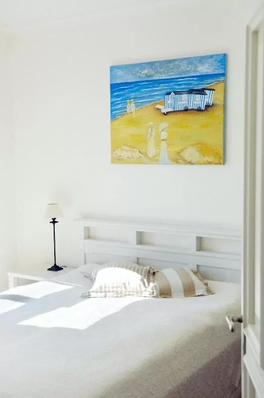 Bed in Hotel Seemöwe