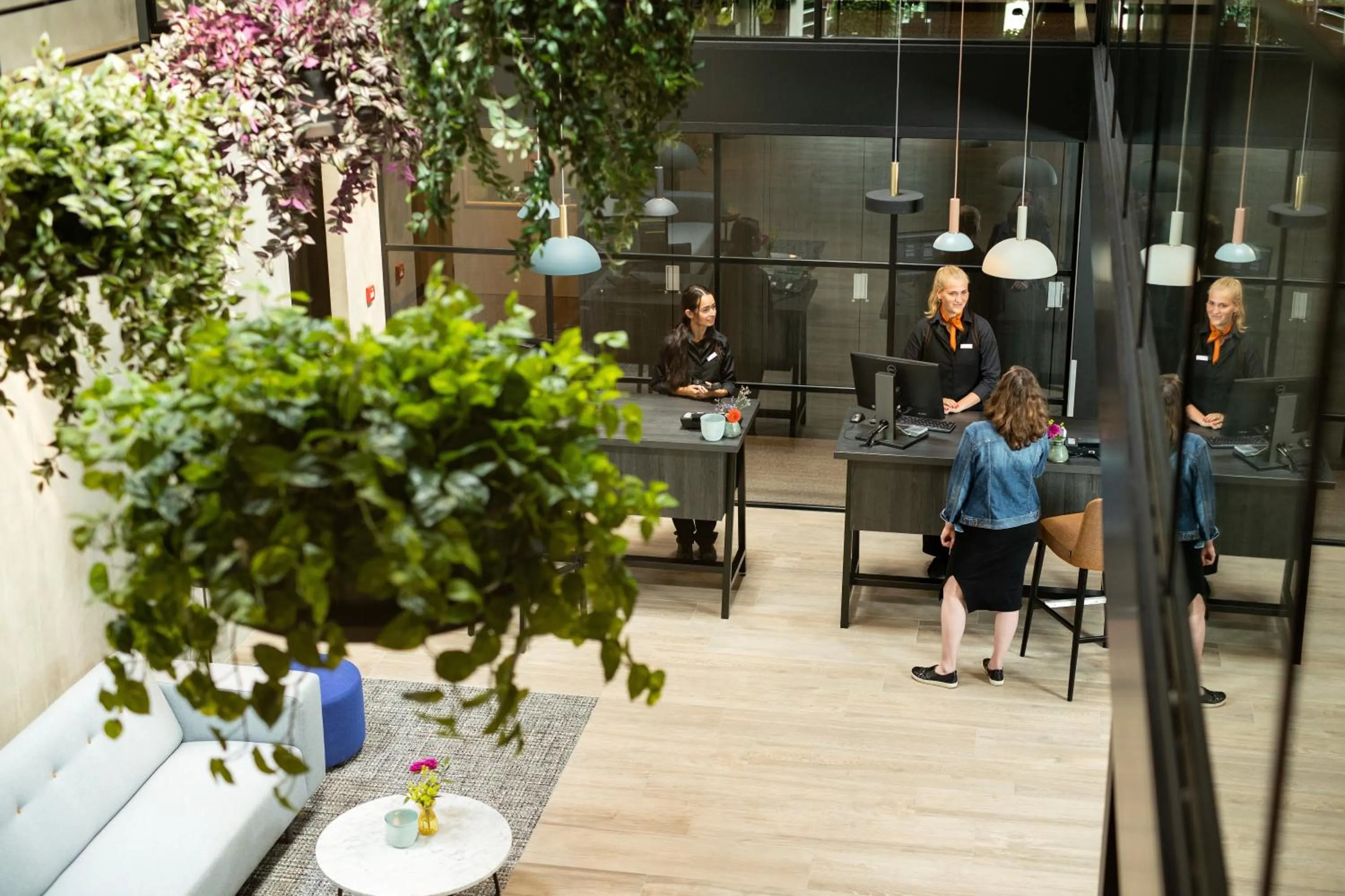 Lobby or reception in Bilderberg Hotel 't Speulderbos