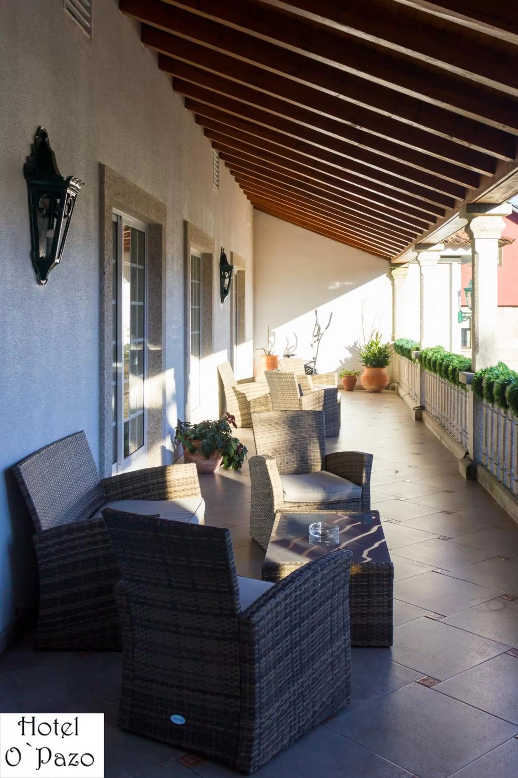 Balcony/Terrace in Hotel O'Pazo